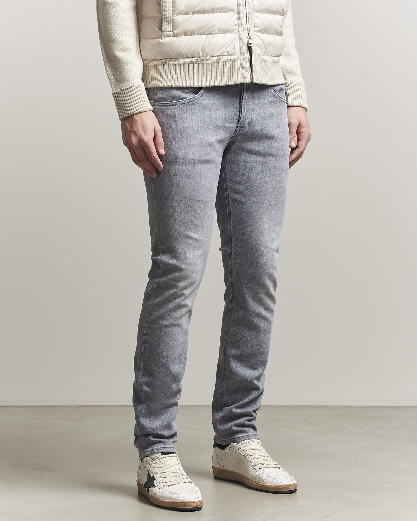 Heren | Jeans | Dondup | George Jeans Light Grey