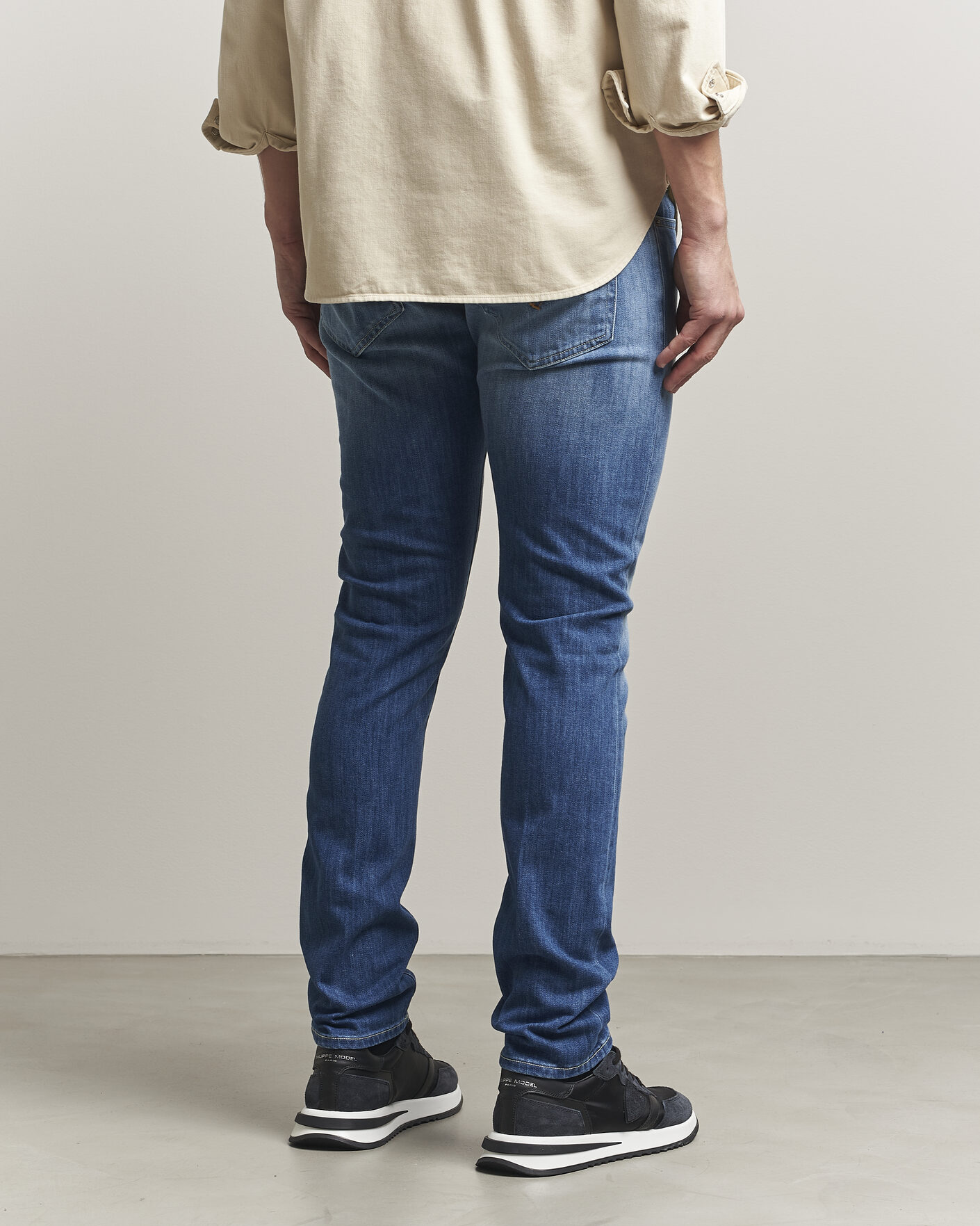 Heren | Jeans | Dondup | George Jeans Medium Blue
