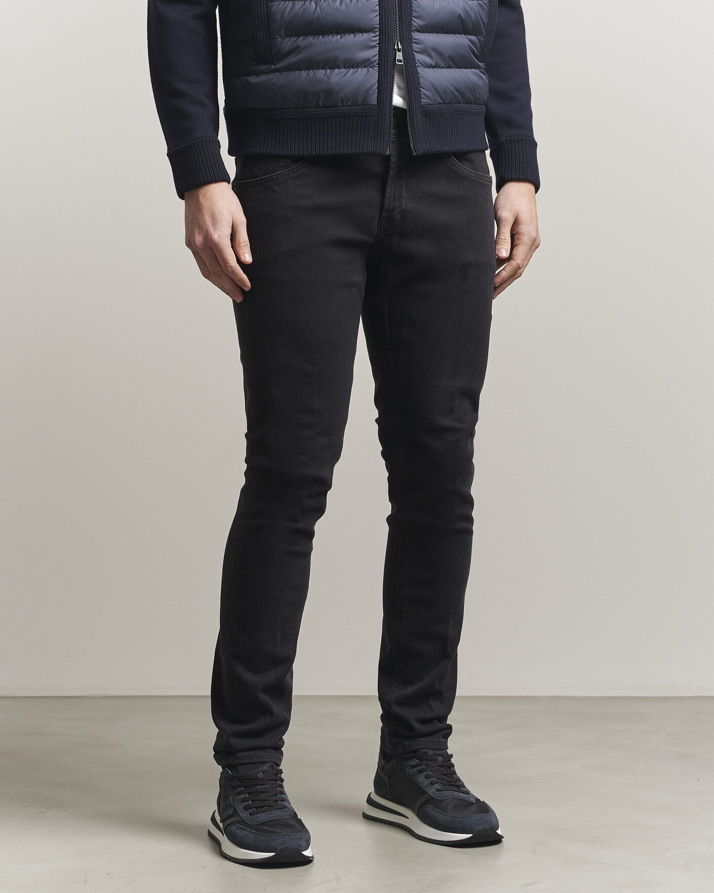 Heren | Jeans | Dondup | George Jeans Washed Black