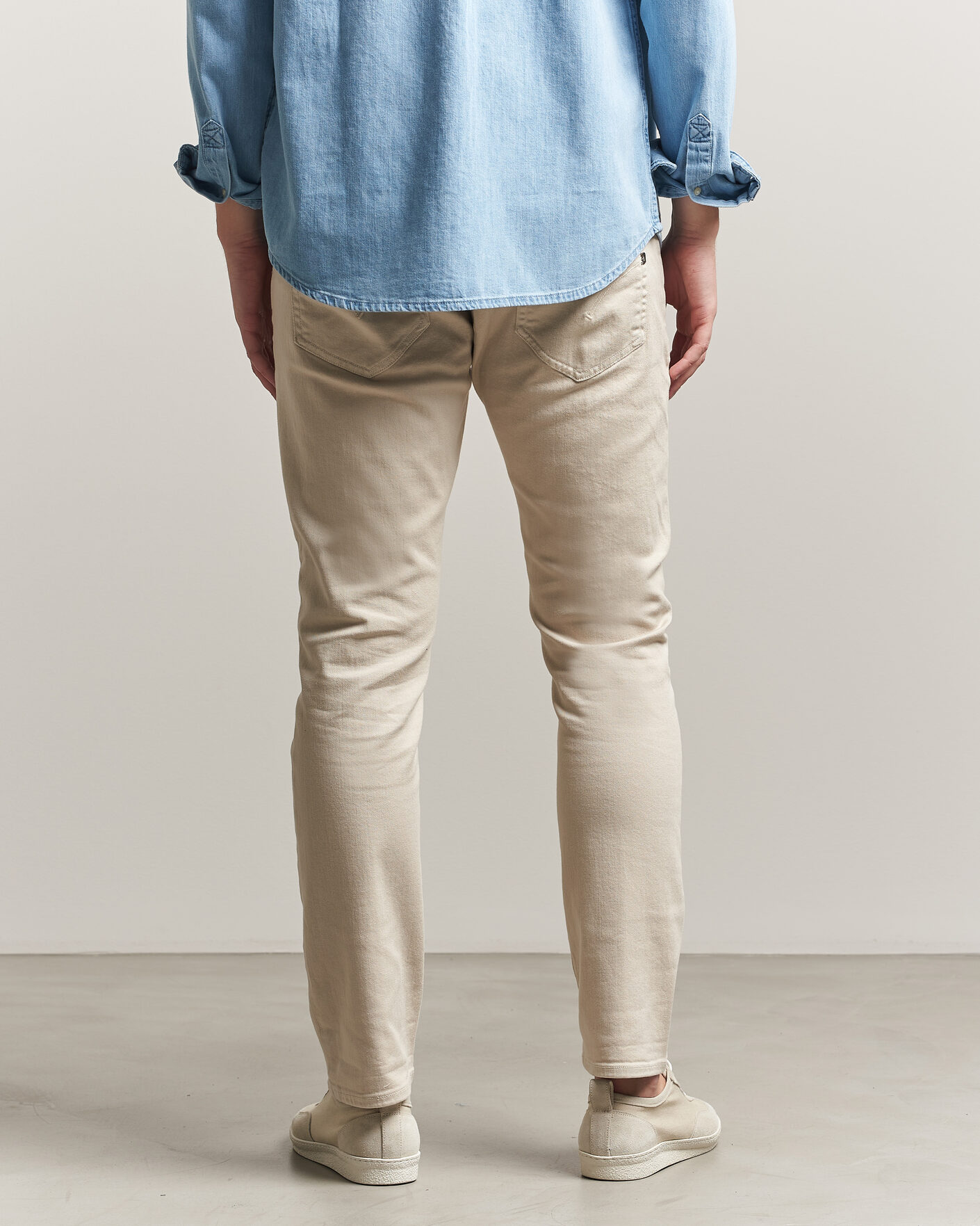 Heren | Broeken | Dondup | George Bullstretch 5-Pocket Pants Beige