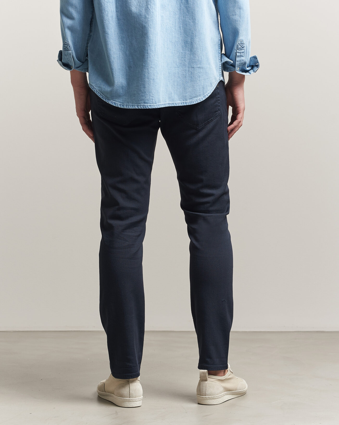 Heren | Jeans | Dondup | George Bullstretch 5-Pocket Pants Navy