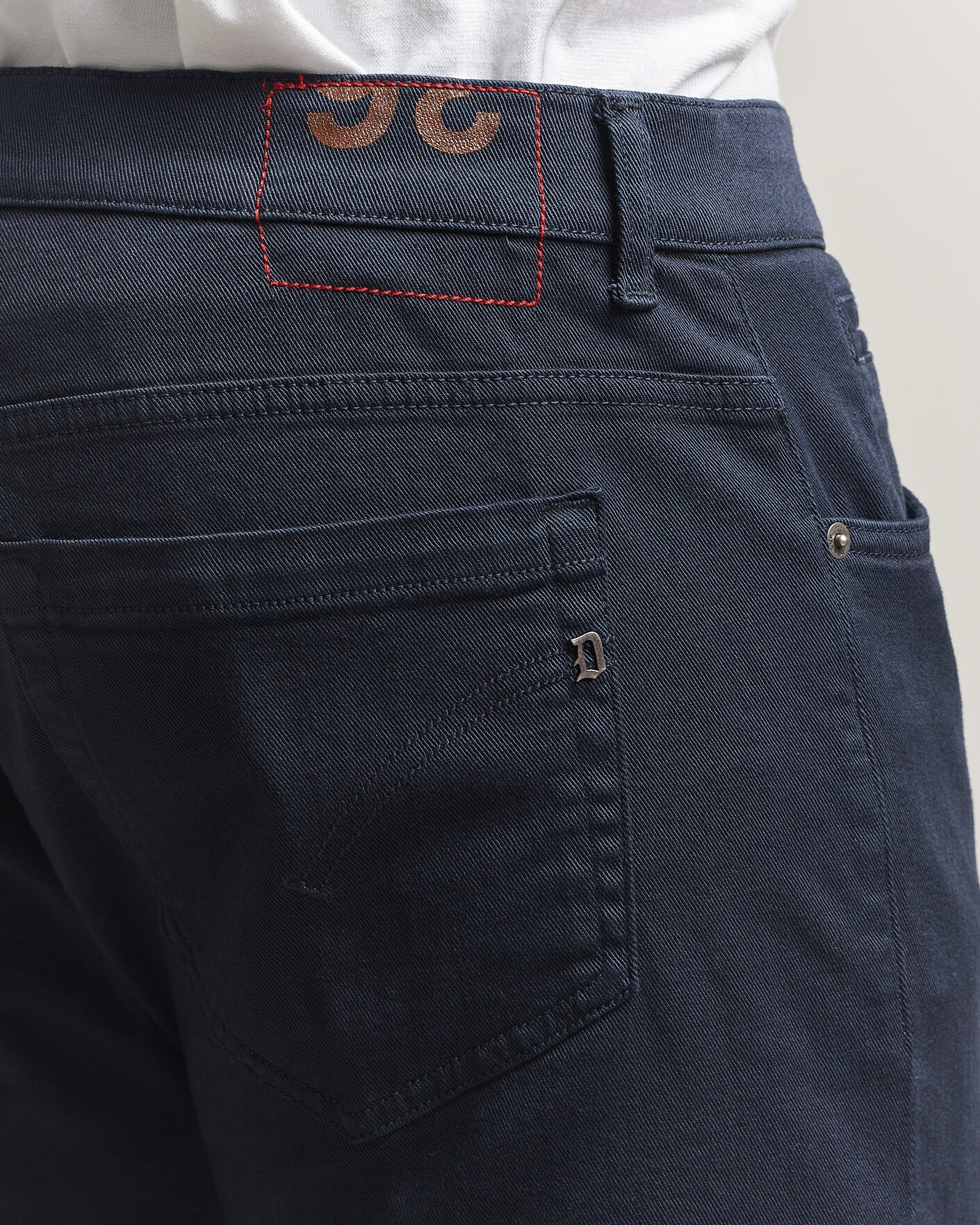 Heren | Jeans | Dondup | George Bullstretch 5-Pocket Pants Navy