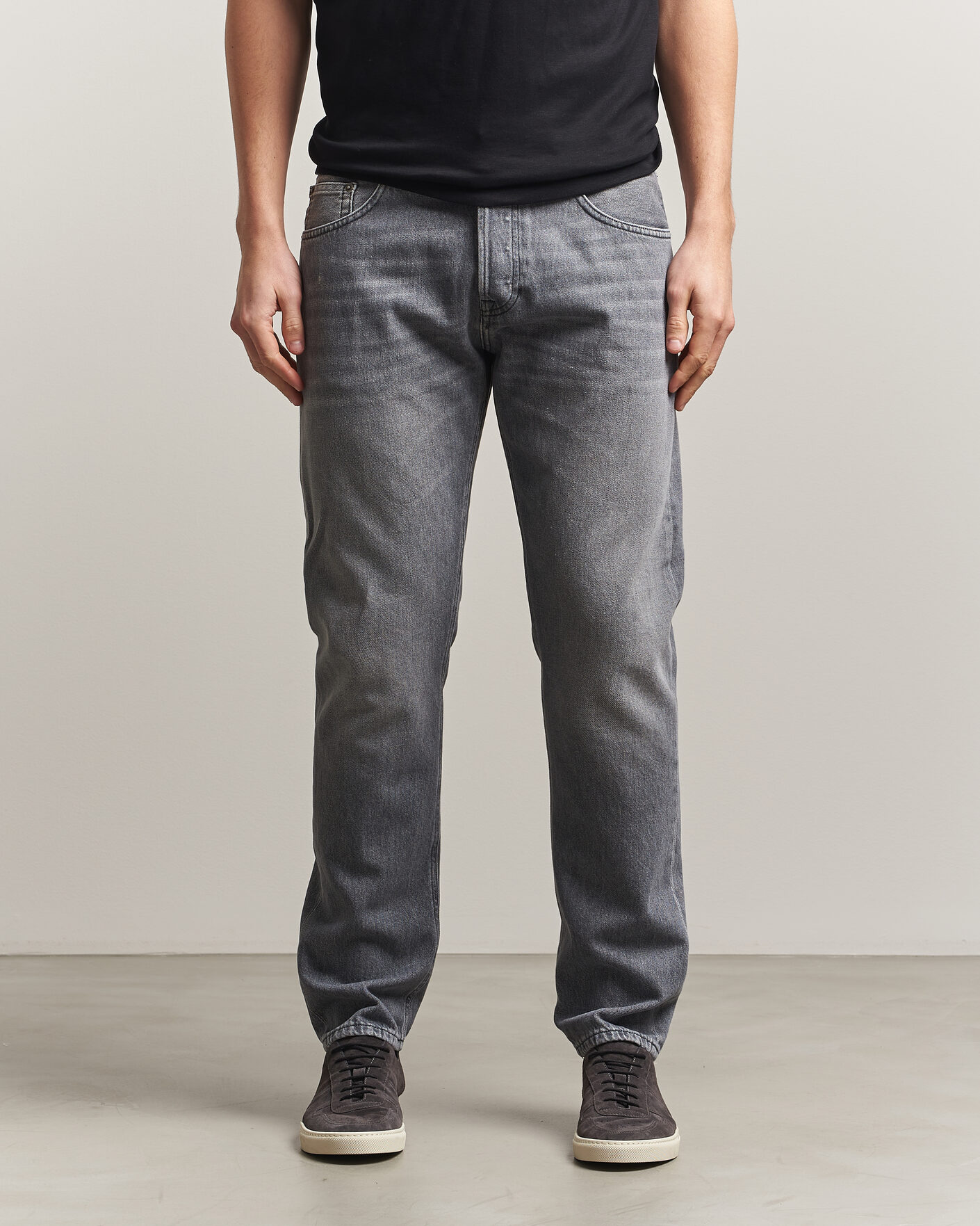Heren | Jeans | Dondup | Icon Regular Fit Jeans Washed Grey