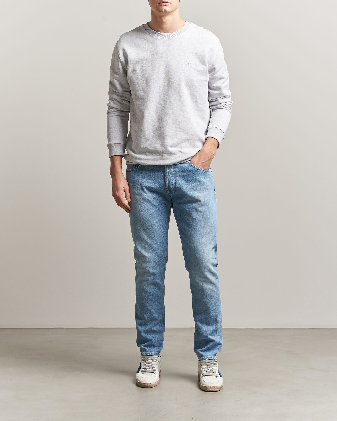 Heren | Jeans | Dondup | Icon Regular Fit Jeans Light Blue