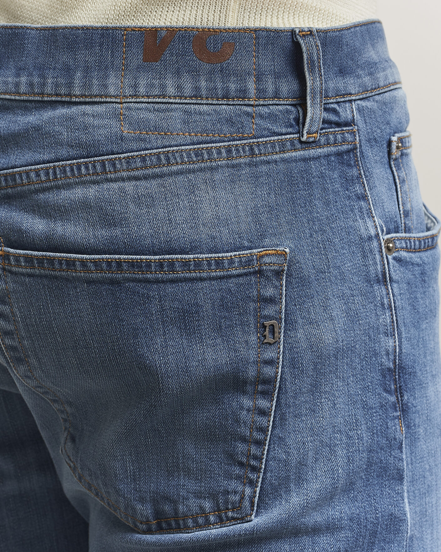 Heren | Jeans | Dondup | Icon Regular Fit Jeans Medium Blue