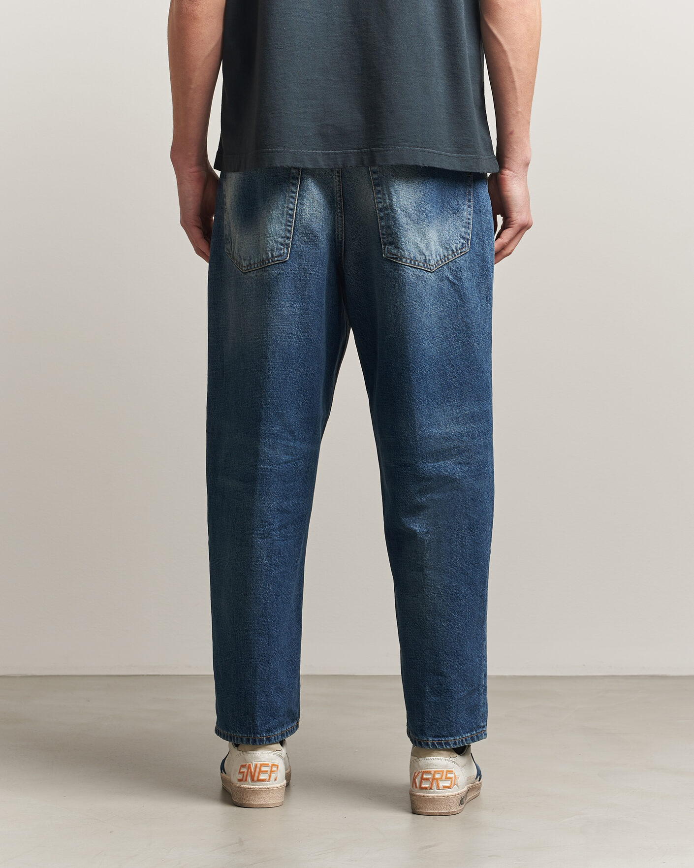 Heren | Overhemden | Dondup | Anthony Loose Fit Jeans Medium Blue