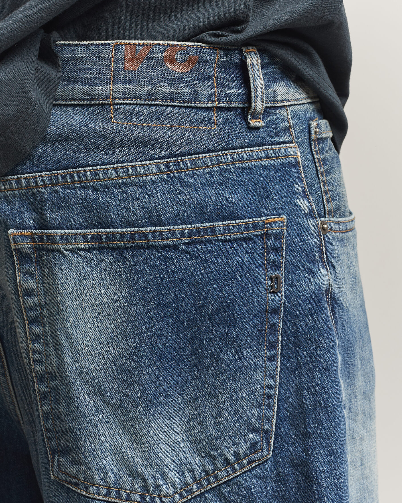 Homme | Jeans | Dondup | Anthony Loose Fit Jeans Medium Blue