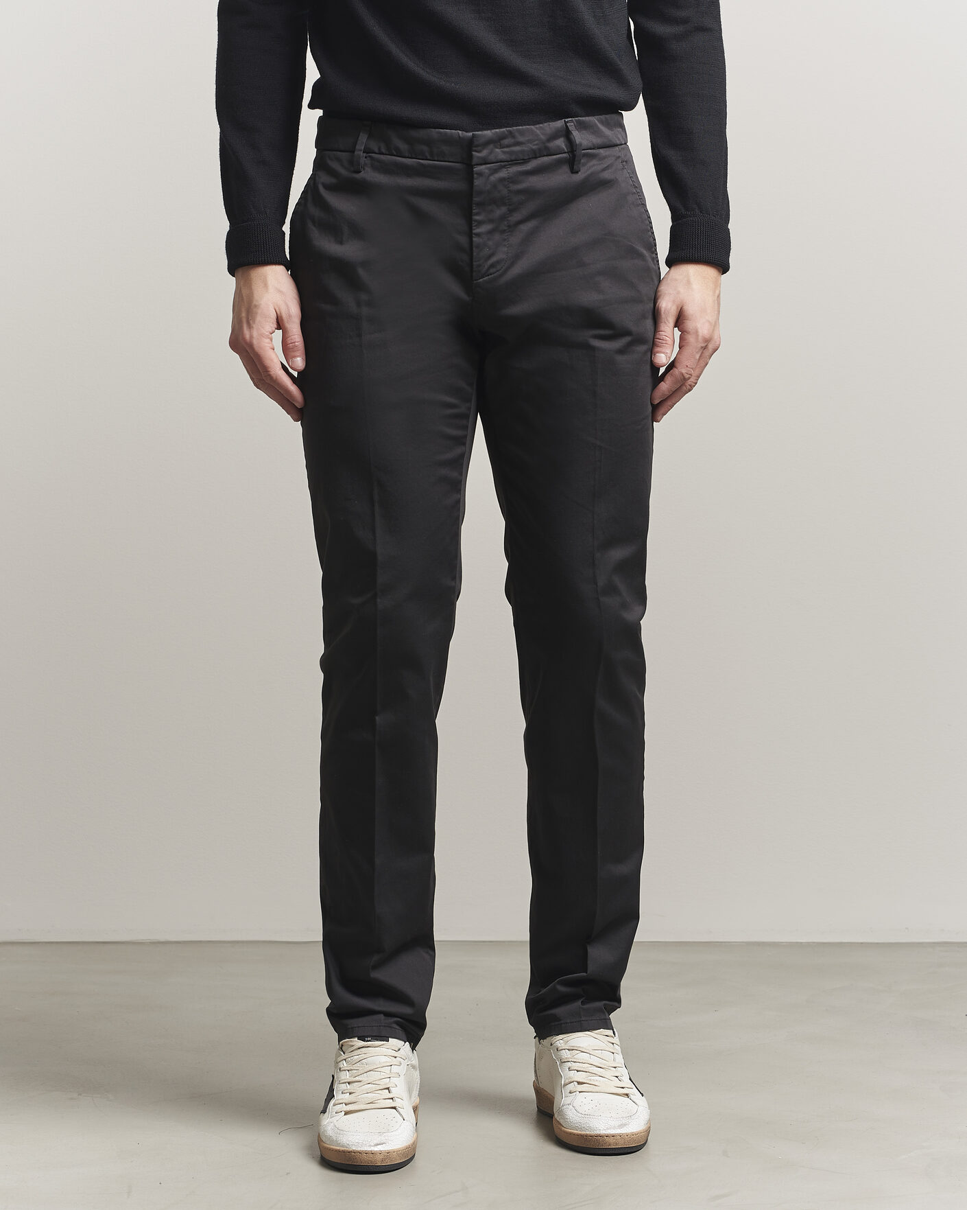 Homme | Pantalons | Dondup | Spiritisimo Cotton Chinos Black
