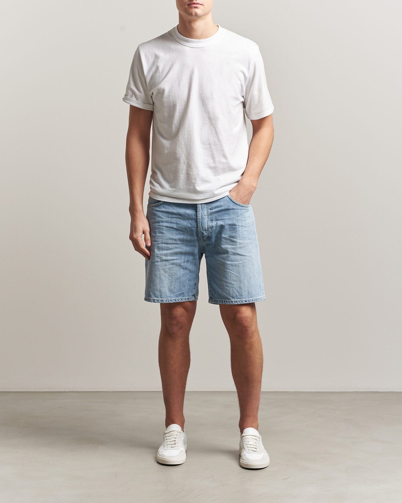 Heren | Korte broek | Dondup | Tony Denim Shorts Light Blue