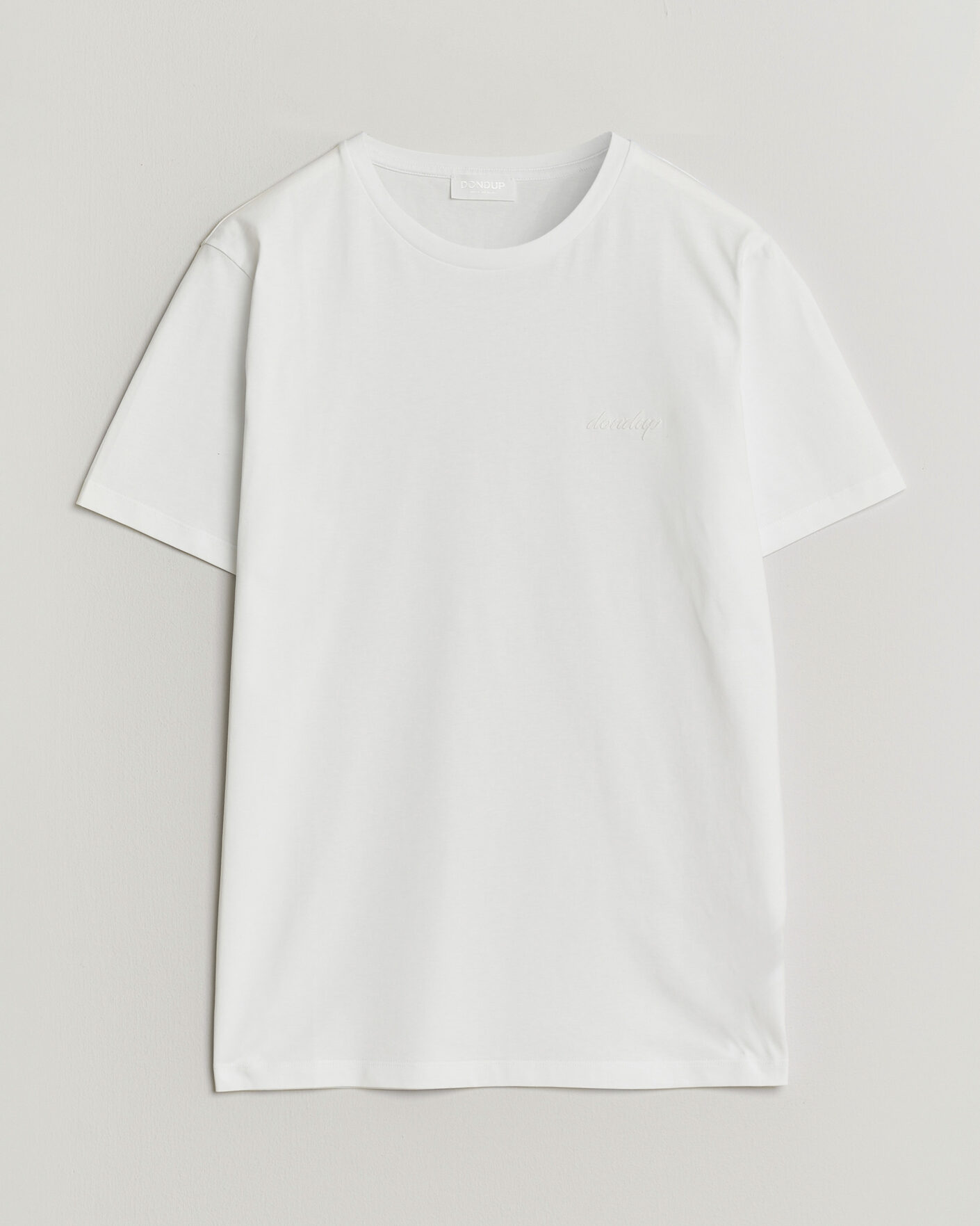 Heren | T-shirts | Dondup | Logo Crew Neck T-Shirt White
