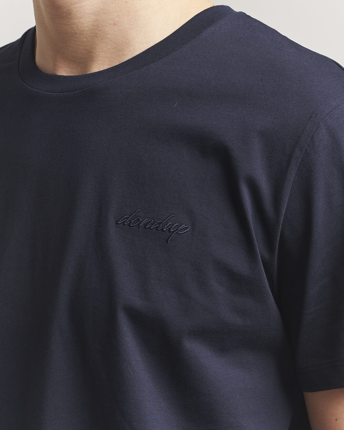 Heren | T-shirts | Dondup | Logo Crew Neck T-Shirt Navy