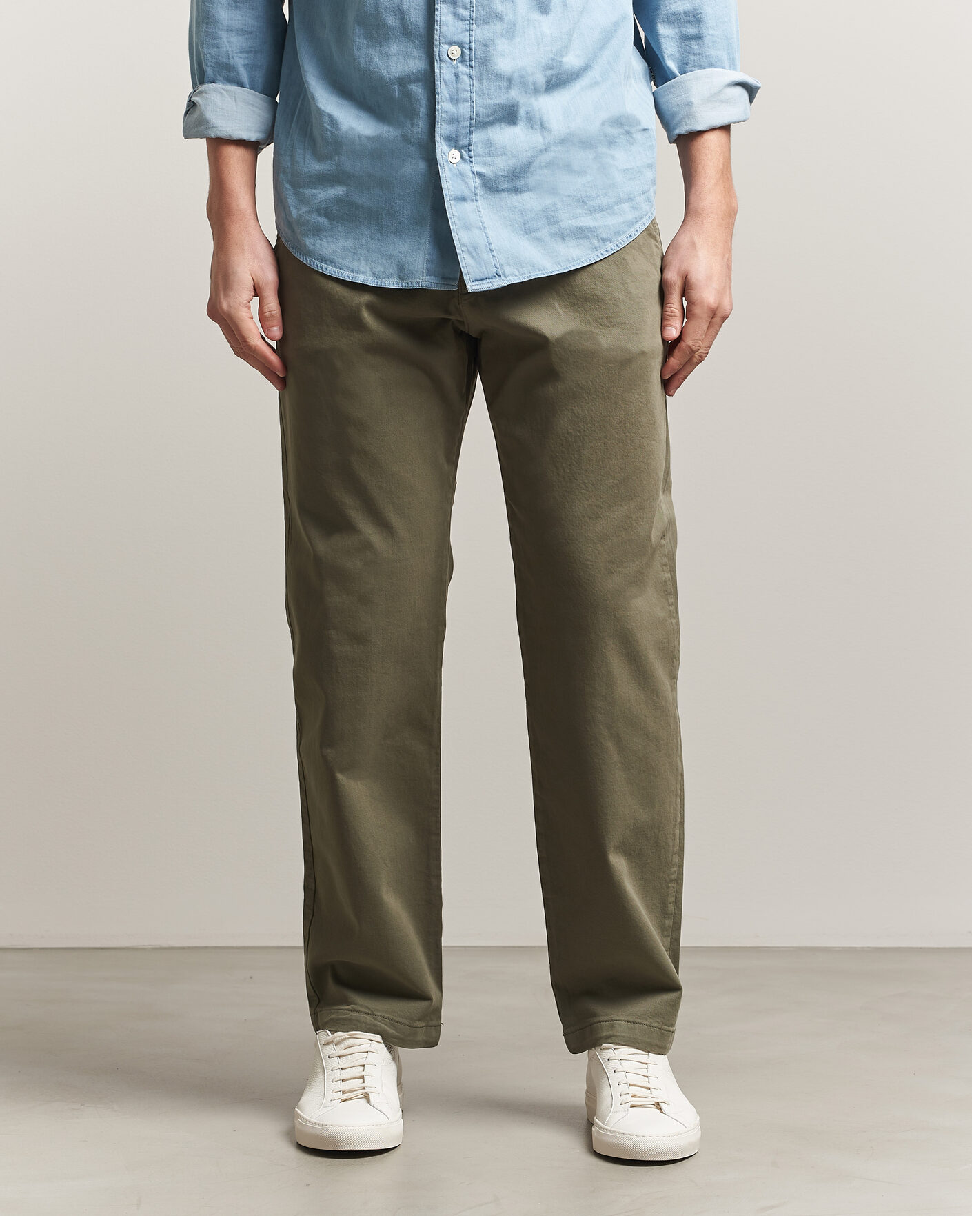 Heren | Broeken | NN07 | Aden Regular Fit Chinos Capers Green