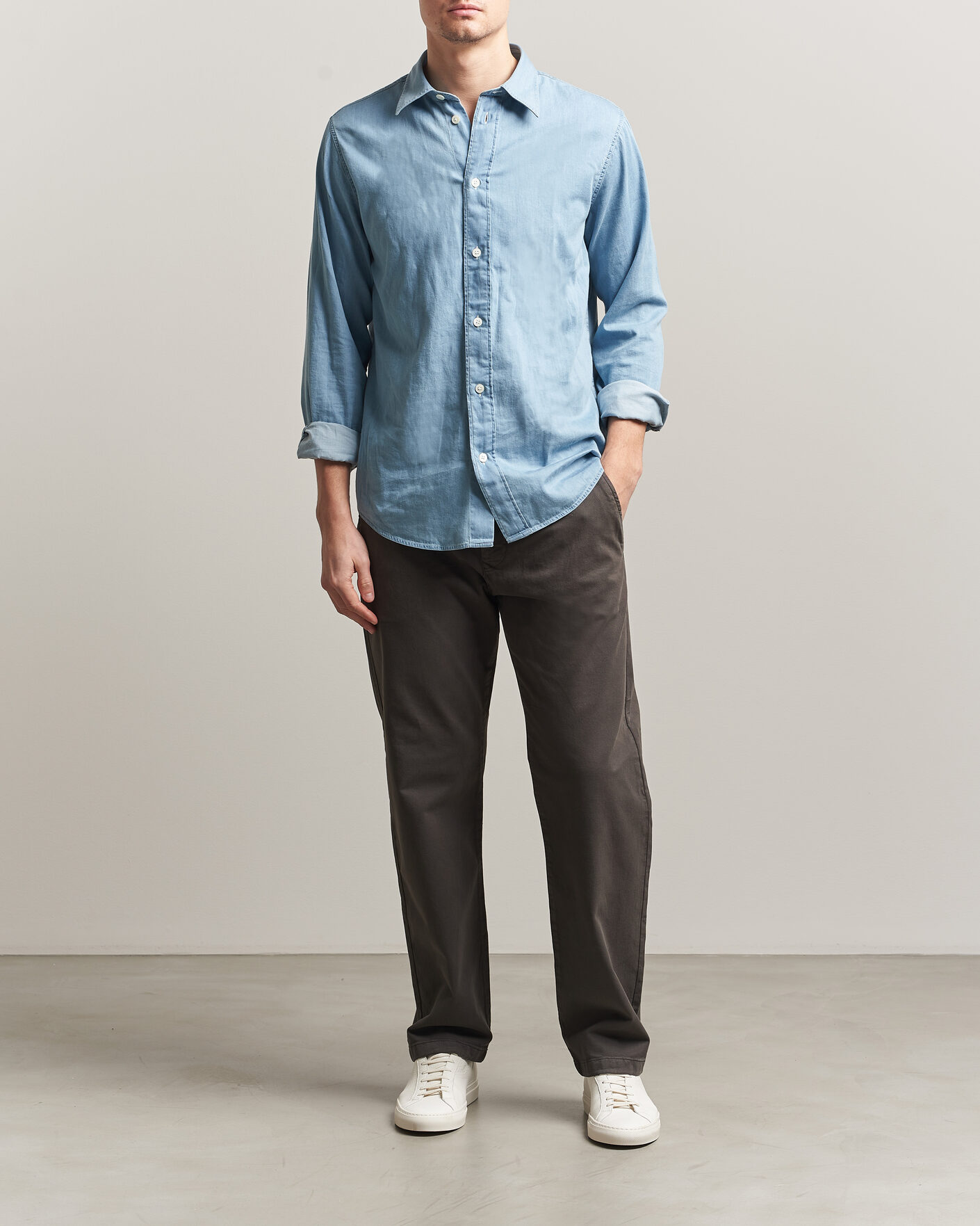 Homme | Pantalons | NN07 | Aden Regular Fit Chinos Dark Army