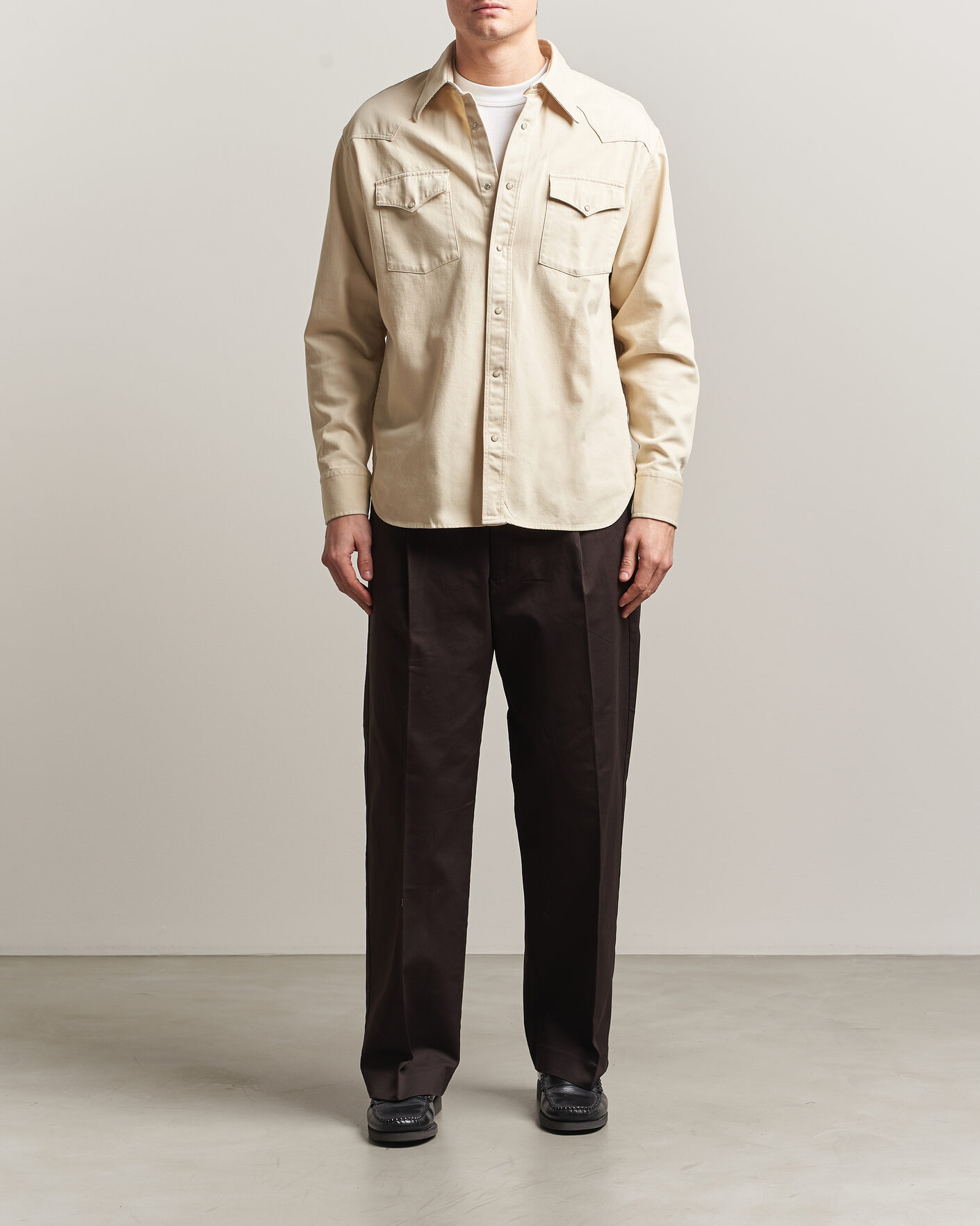Heren | Broeken | NN07 | Kay Cotton Pleated Trousers Deep Truffle