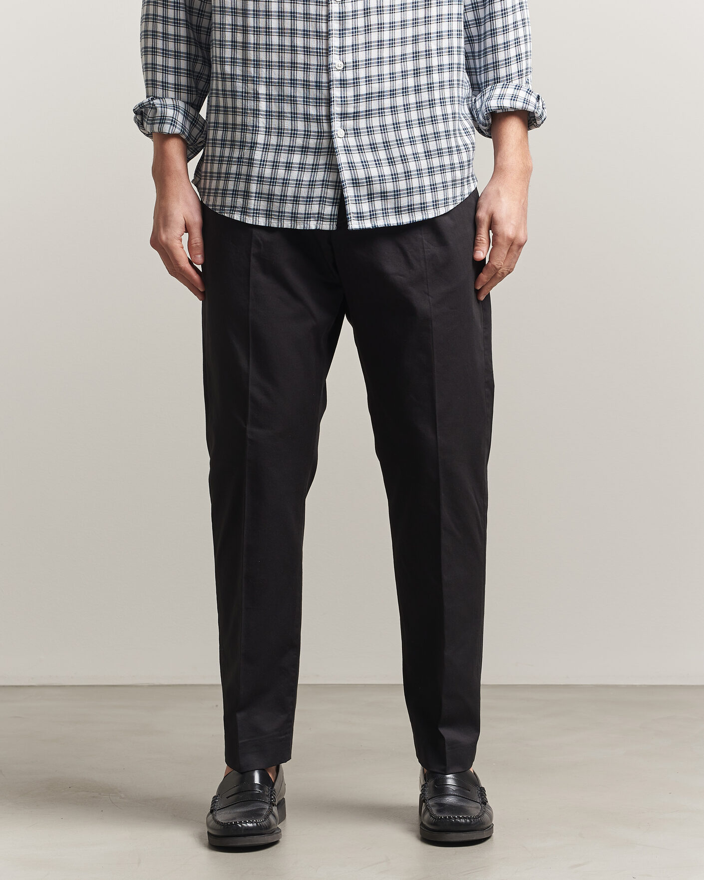 Homme | Pantalons | NN07 | Bill Pleated Trousers Black