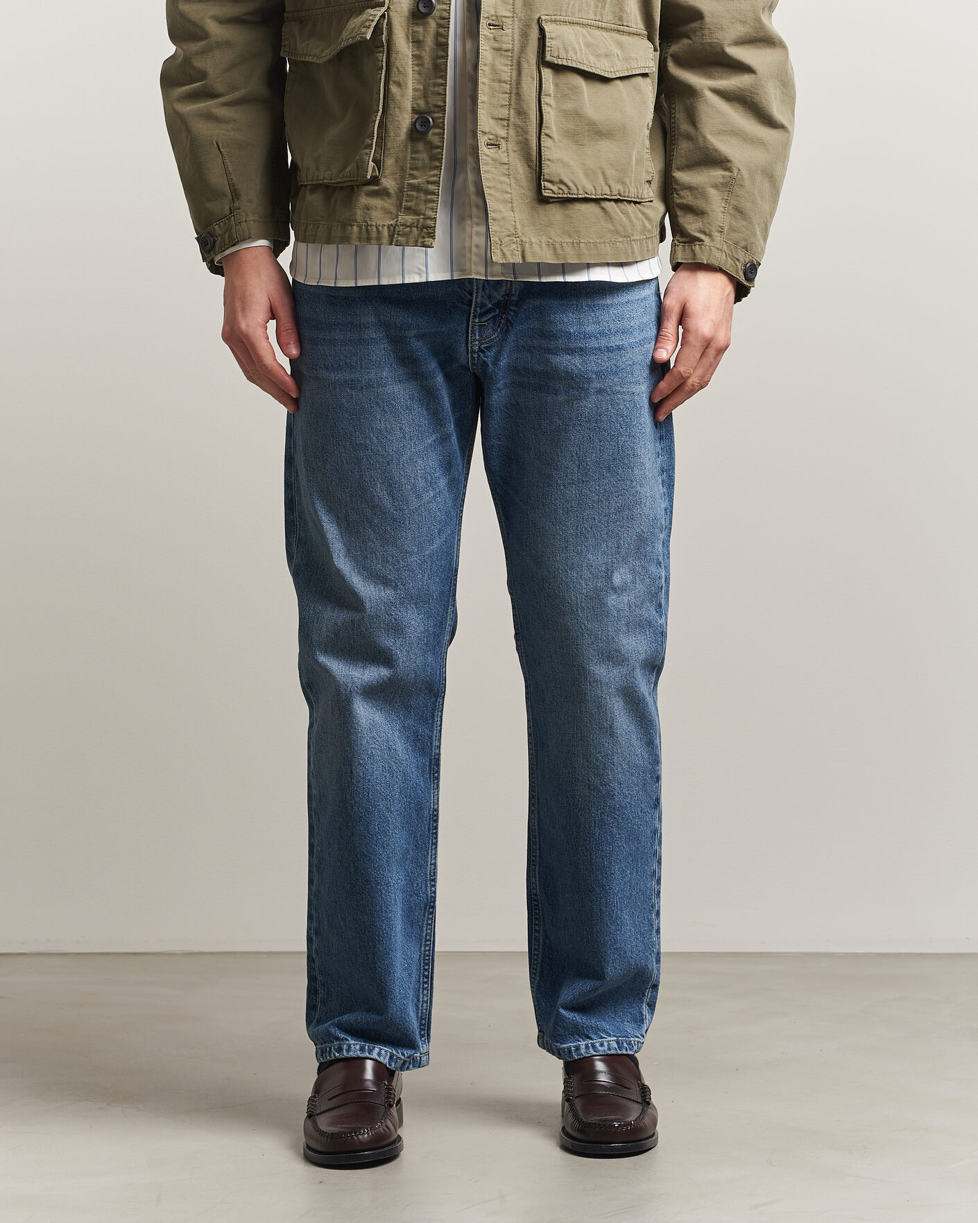 Heren | Broeken | NN07 | Sonny Regular Fit Jeans Blue Distressed