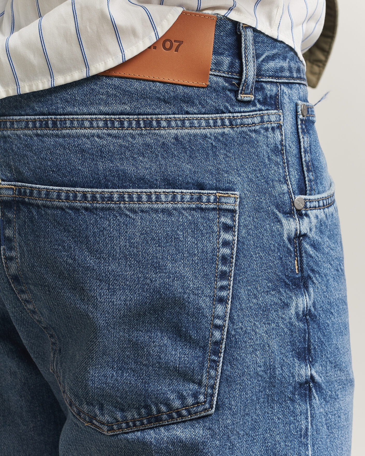 Heren | Broeken | NN07 | Sonny Regular Fit Jeans Blue Distressed