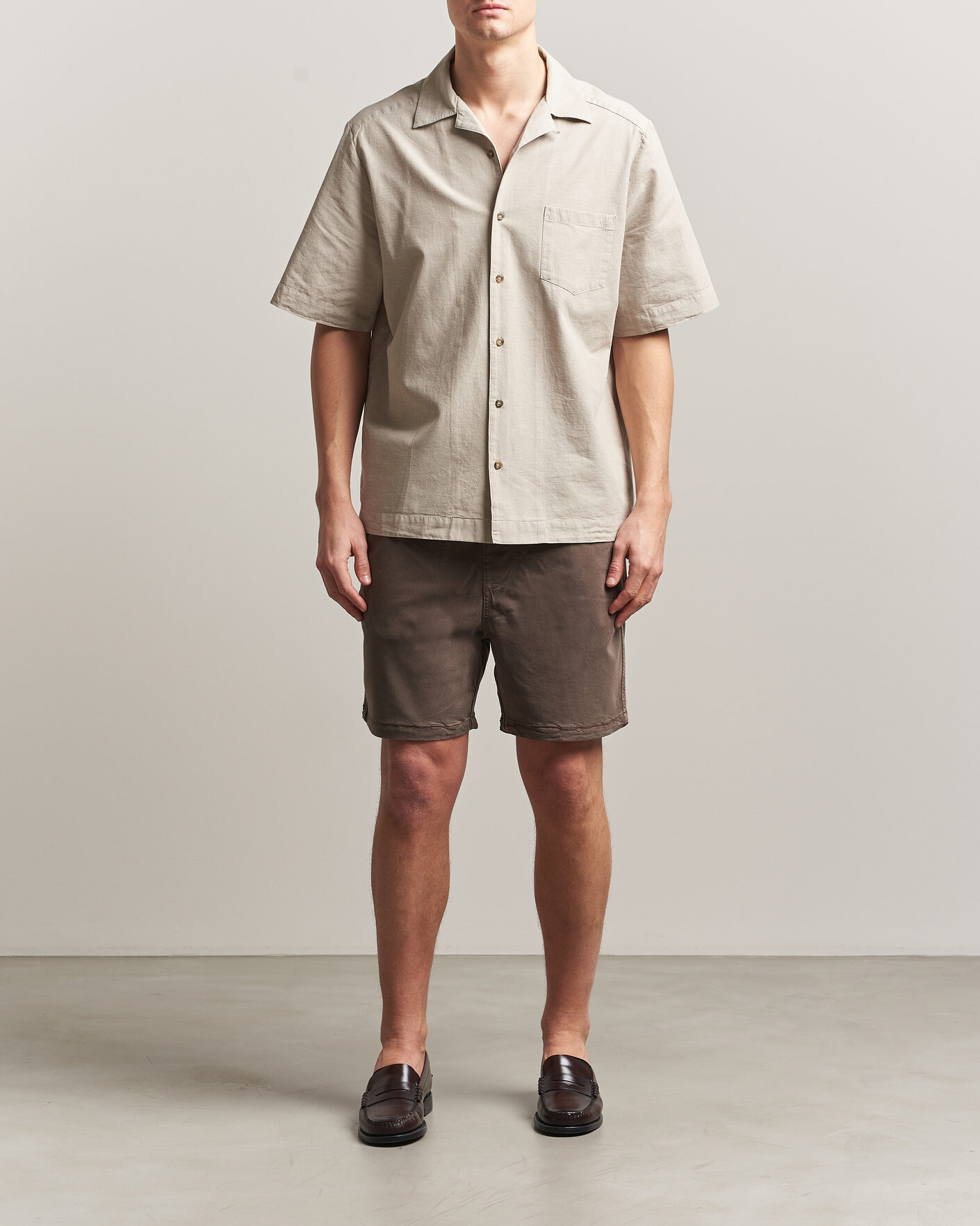Homme | Shorts | NN07 | Gregor Drawstring Shorts Mable Husk