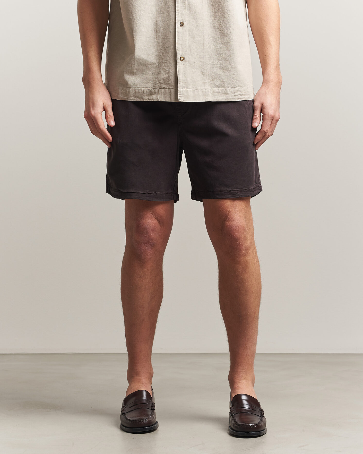 Homme | Shorts | NN07 | Gregor Drawstring Shorts Deep Truffle
