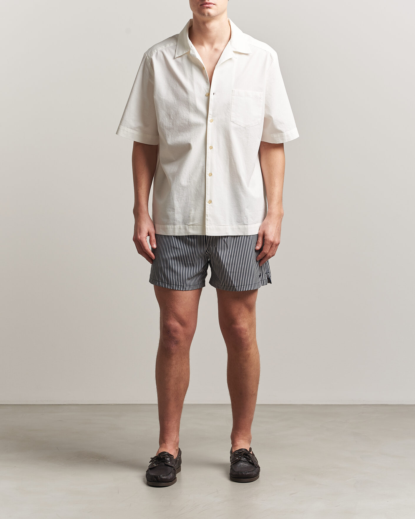 Heren | Zwembroek | NN07 | Holiday Swimshorts Navy/White