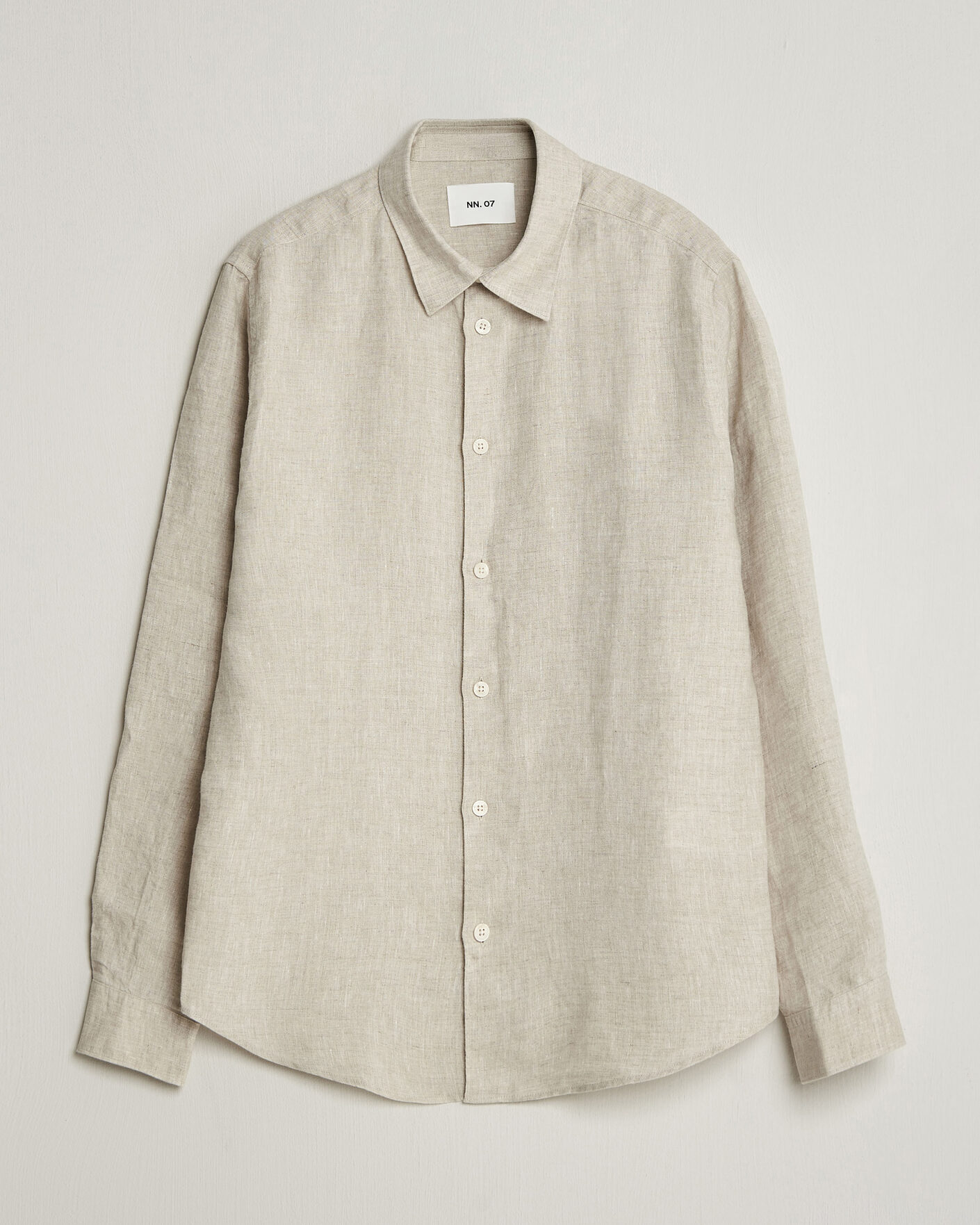 Homme | Chemises | NN07 | Enzo Linen Shirt Oat