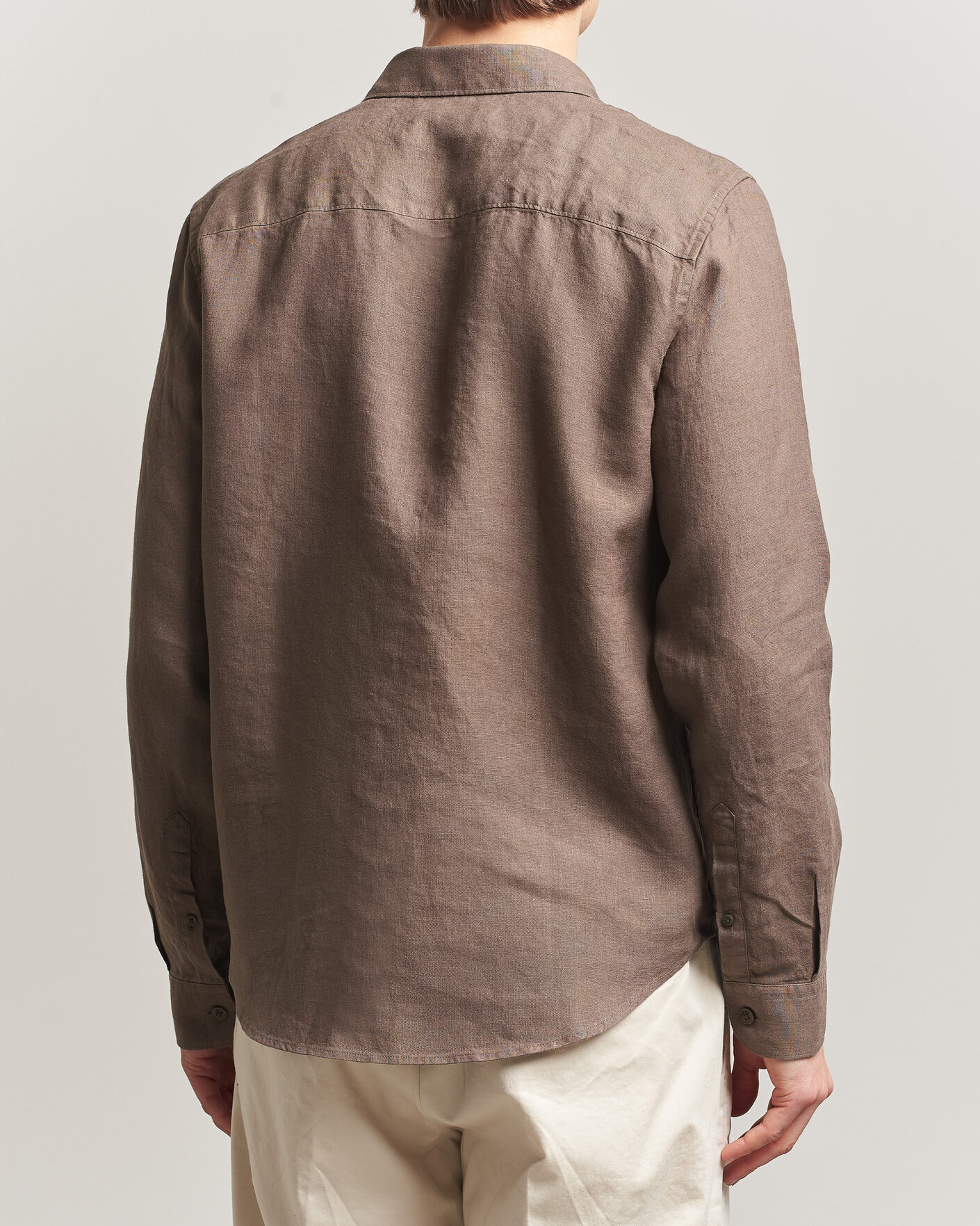 Homme | Chemises | NN07 | Enzo Linen Shirt Mable Husk