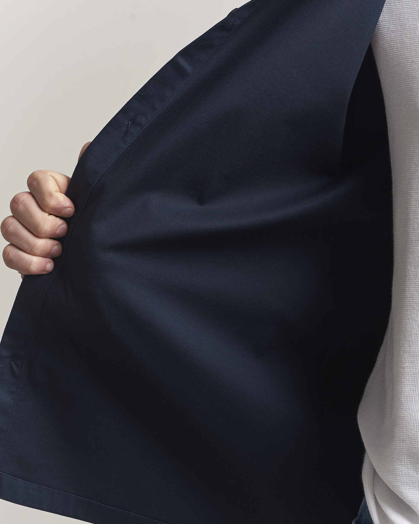 Heren | Overhemden | NN07 | Freddy Cotton Overshirt Navy Blue