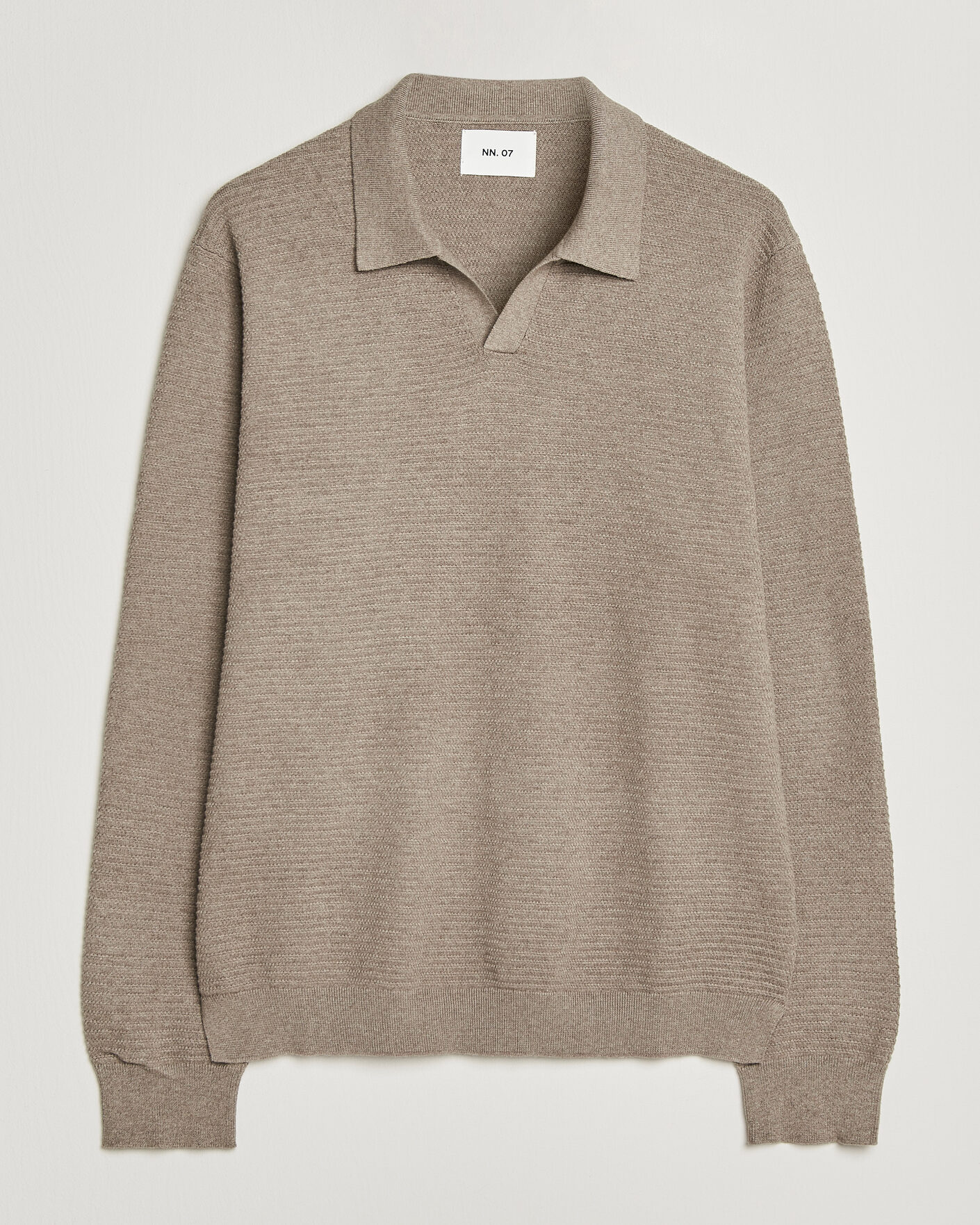 Homme | Pulls Et Tricots | NN07 | Paul Knitted Long Sleeve Polo Mable Husk