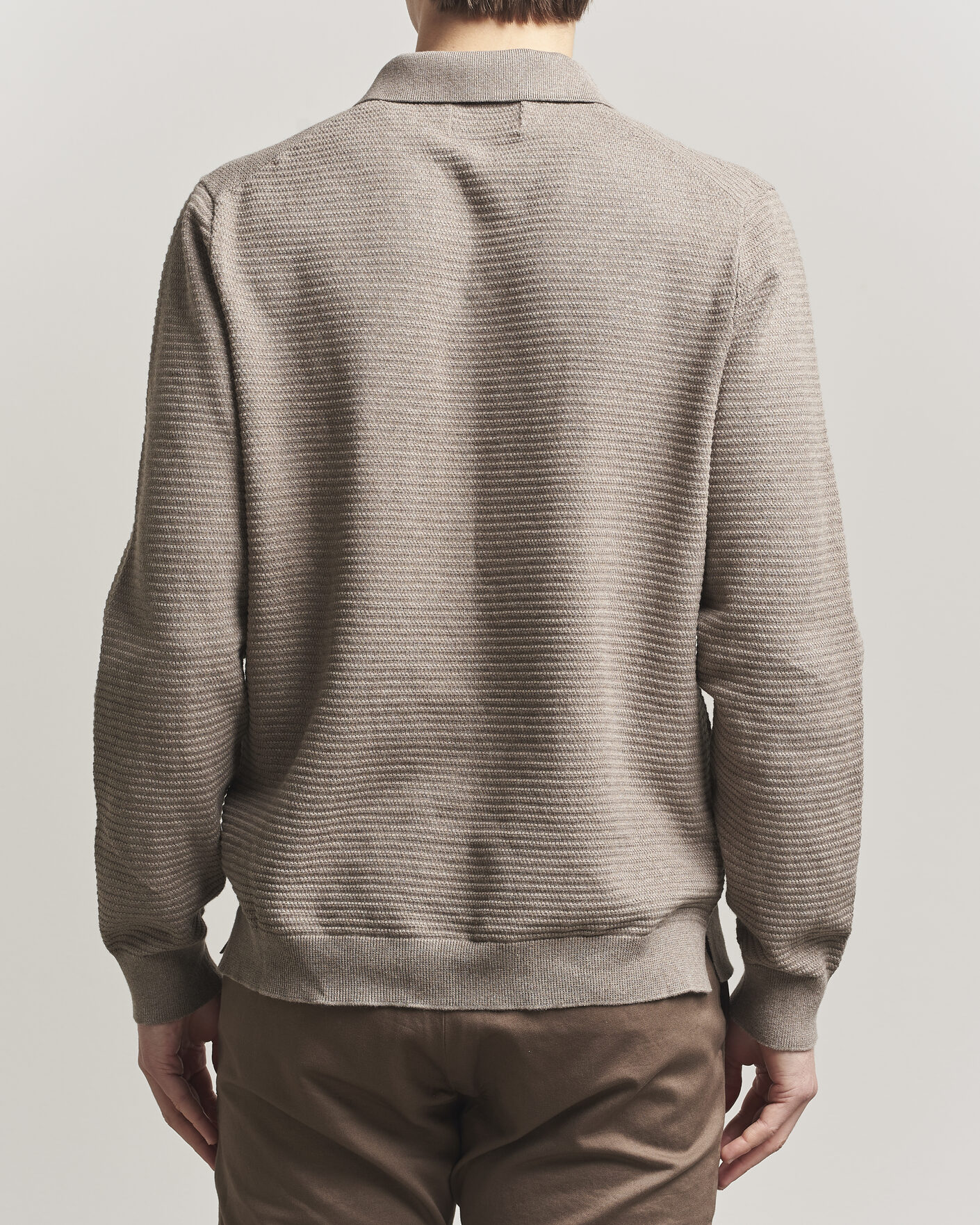 Homme | Pulls Et Tricots | NN07 | Paul Knitted Long Sleeve Polo Mable Husk
