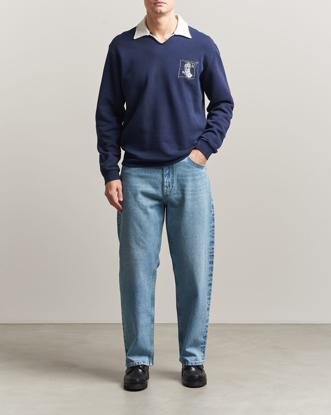 Homme | Chemises | NN07 | Otis Loose Fit Selvedge Jeans Light Blue