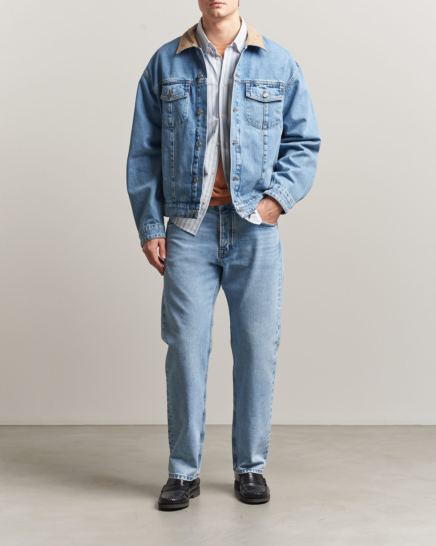 Heren | Jassen | NN07 | Roy Denim Jacket Vintage Blue