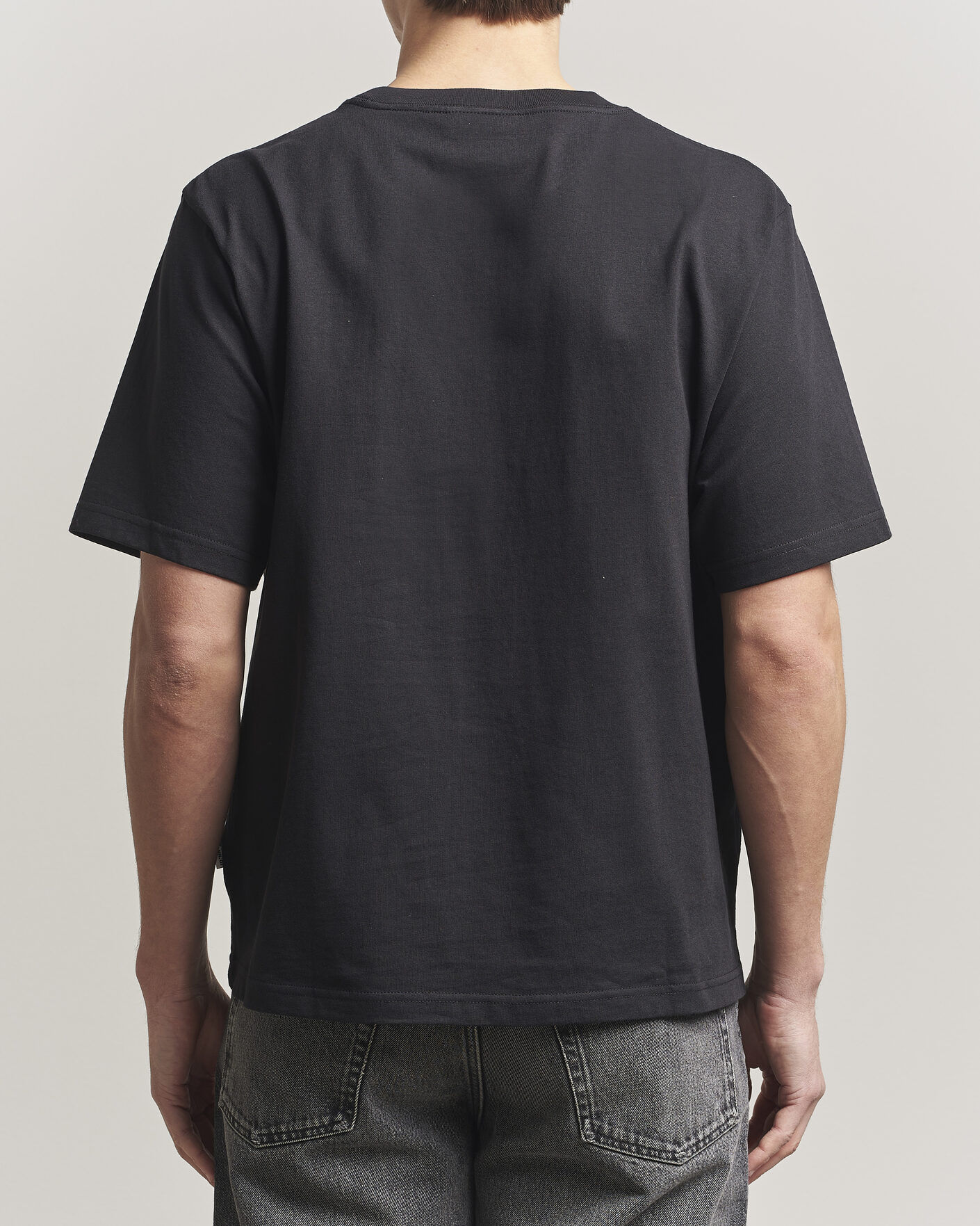 Heren | T-shirts | NN07 | Jett Washed Crew Neck T-Shirt Black