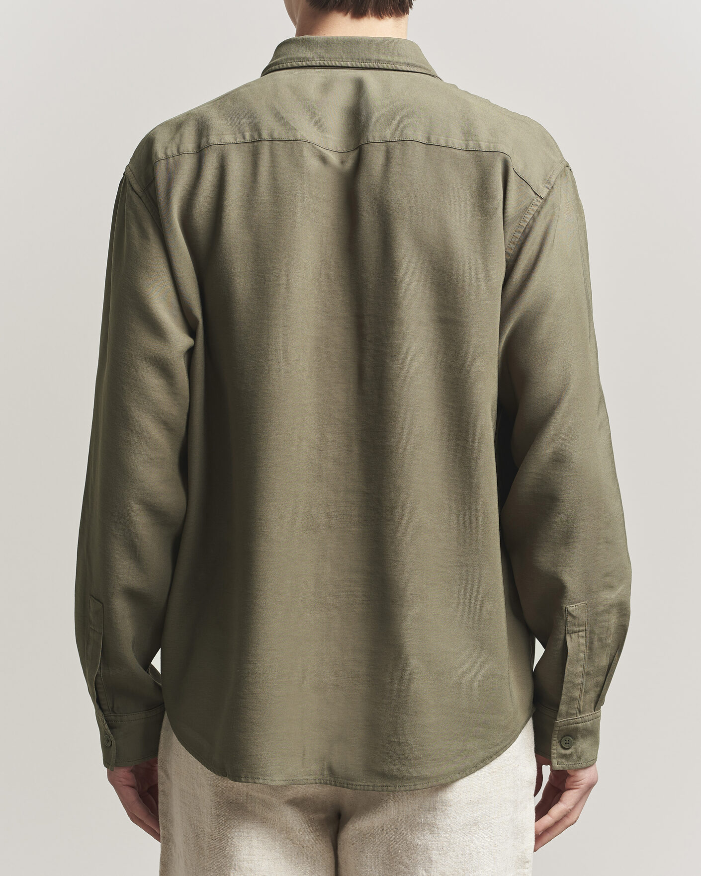 Heren | Overhemden | NN07 | Deon Tencel Shirt Capers Green