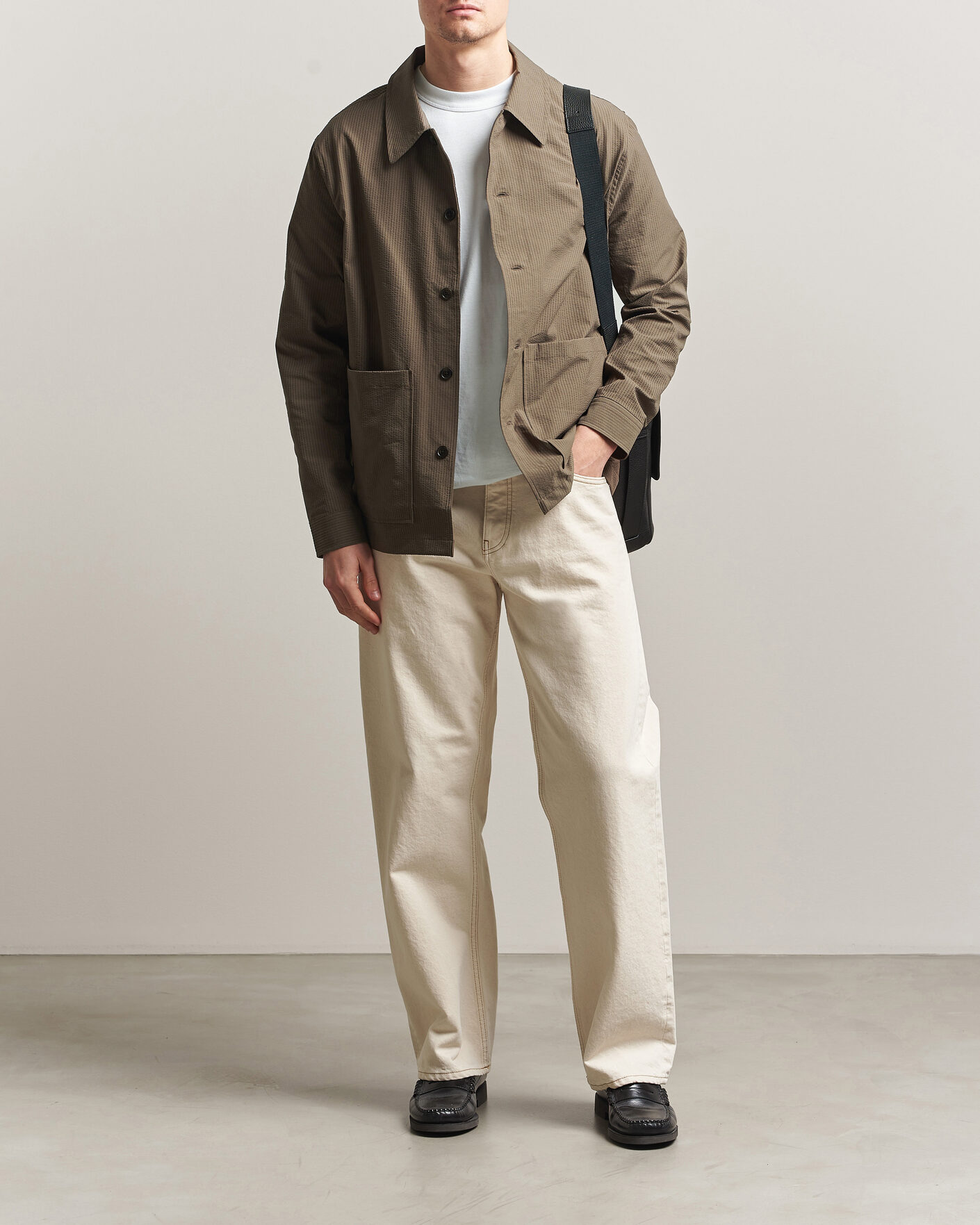 Heren | Overhemden | NN07 | Blaze Seersucker Overshirt Mable Husk