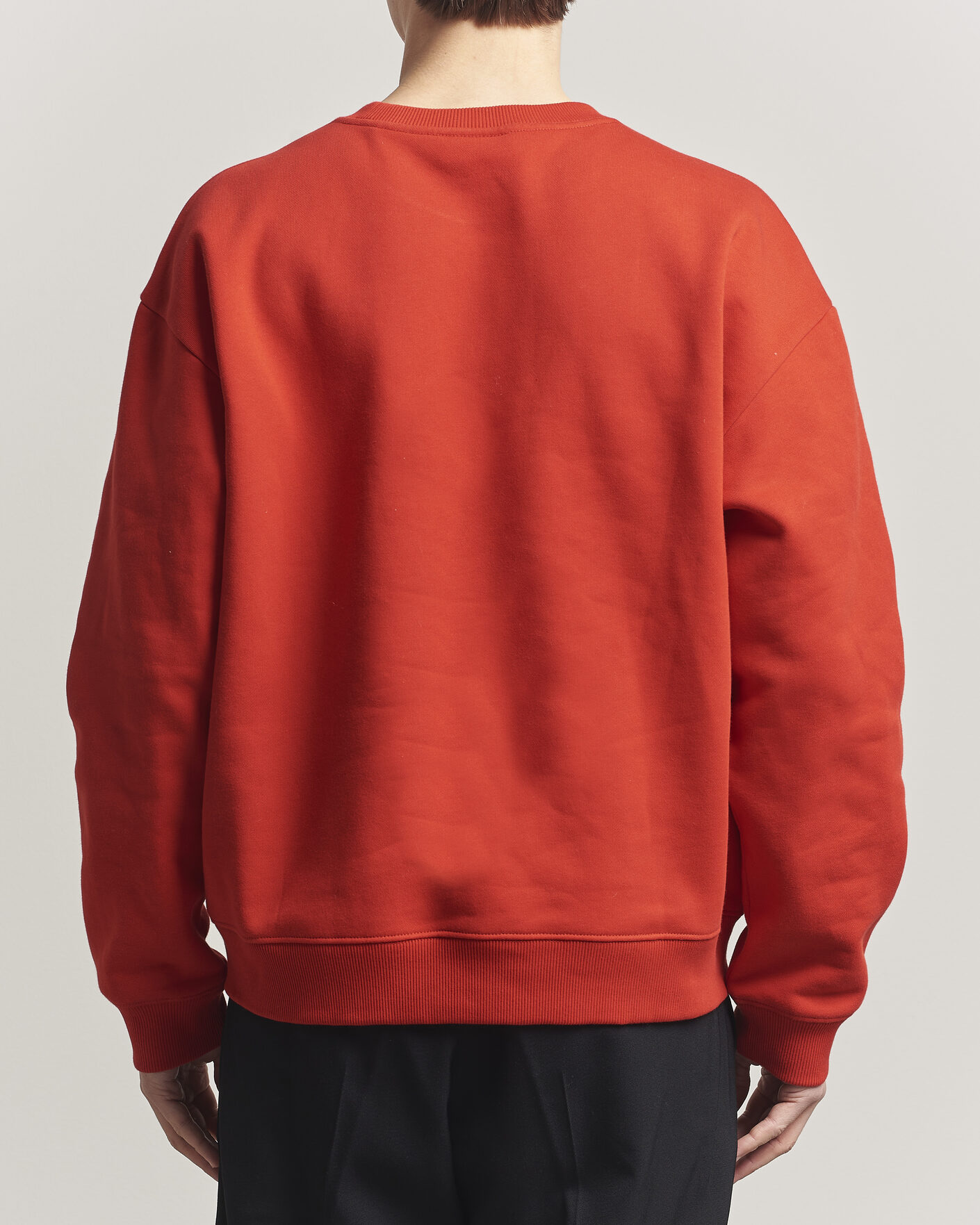 Homme | Pulls Et Tricots | NN07 | David Embroidered Crew Neck Sweatshirt Chili Red