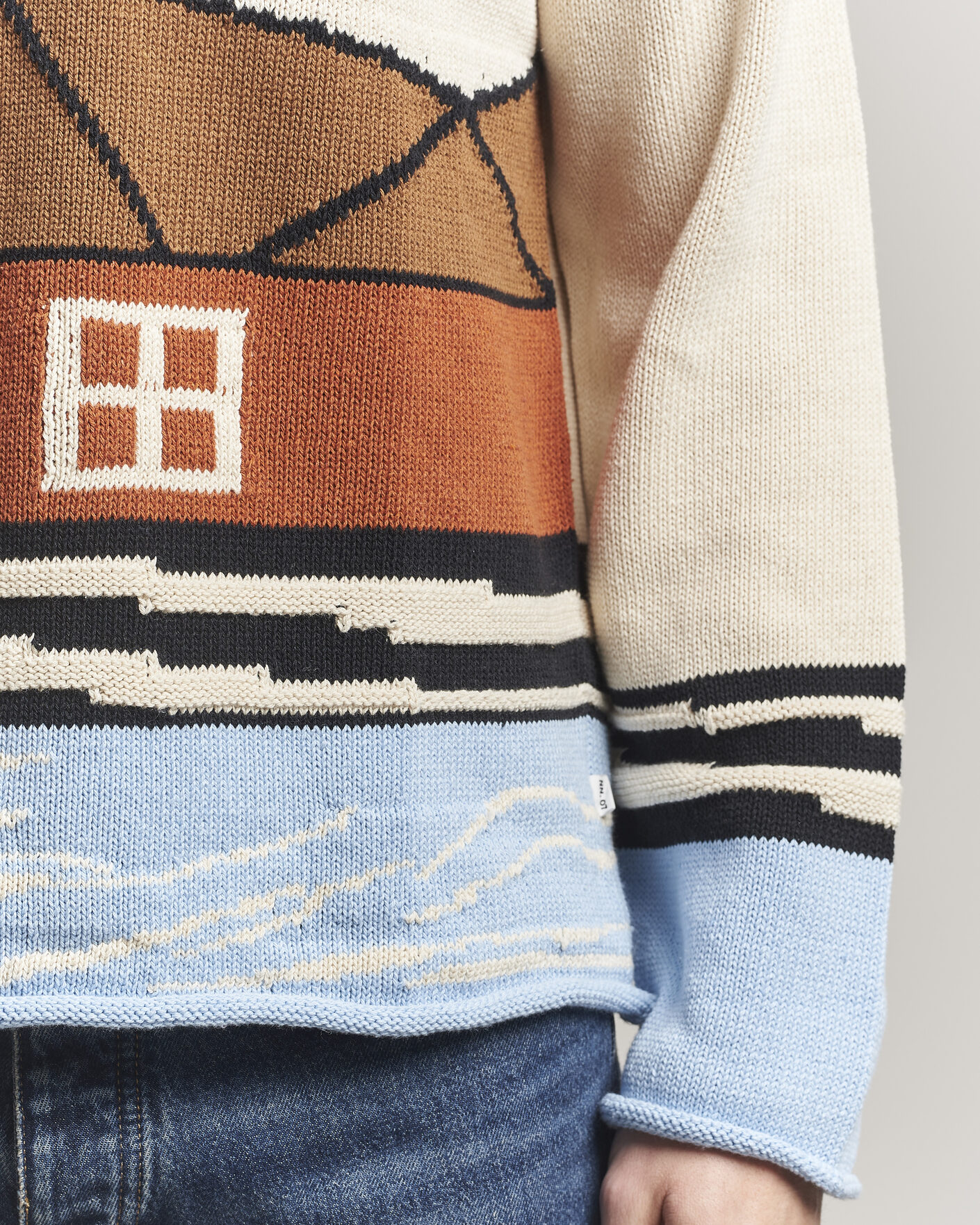Homme | Pulls Et Tricots | NN07 | Mikkel Knitted HQ Printed Sweater Multi