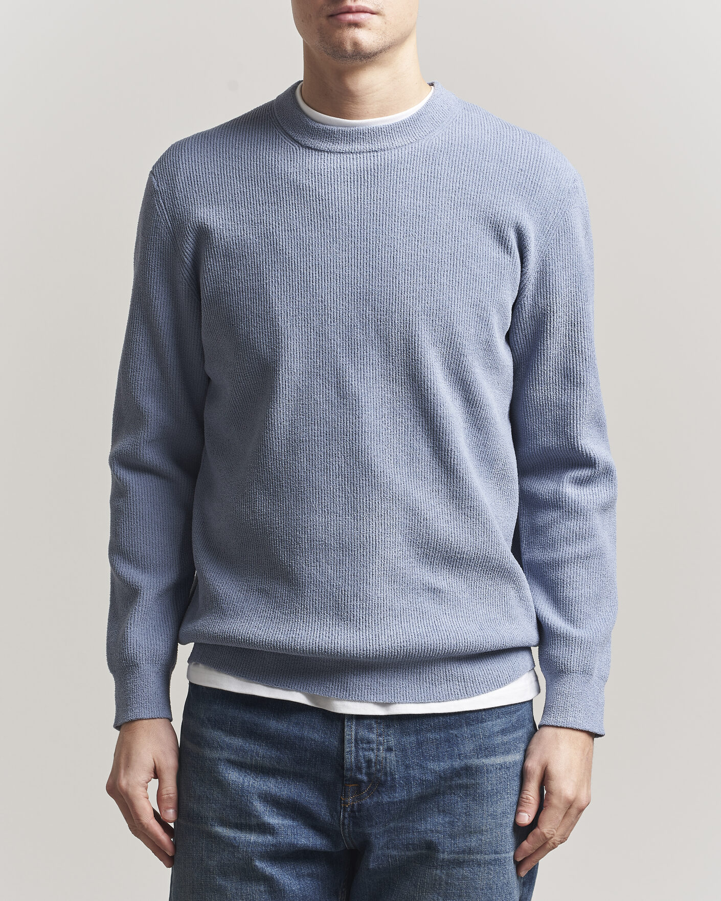 Homme | Pulls Et Tricots | NN07 | Danny Knitted Sweater Stone Blue