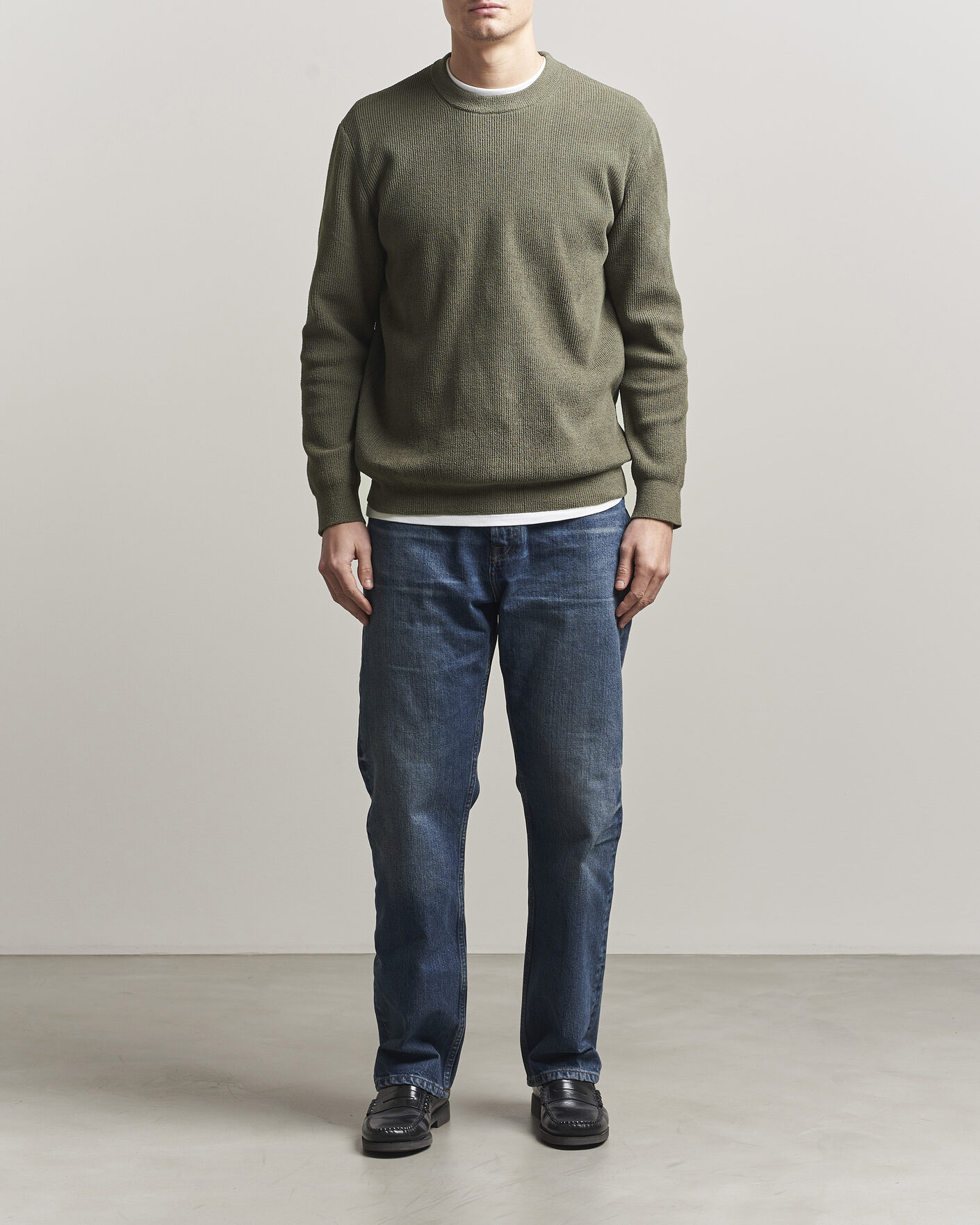 Homme | Pulls Et Tricots | NN07 | Danny Knitted Sweater Capers Green