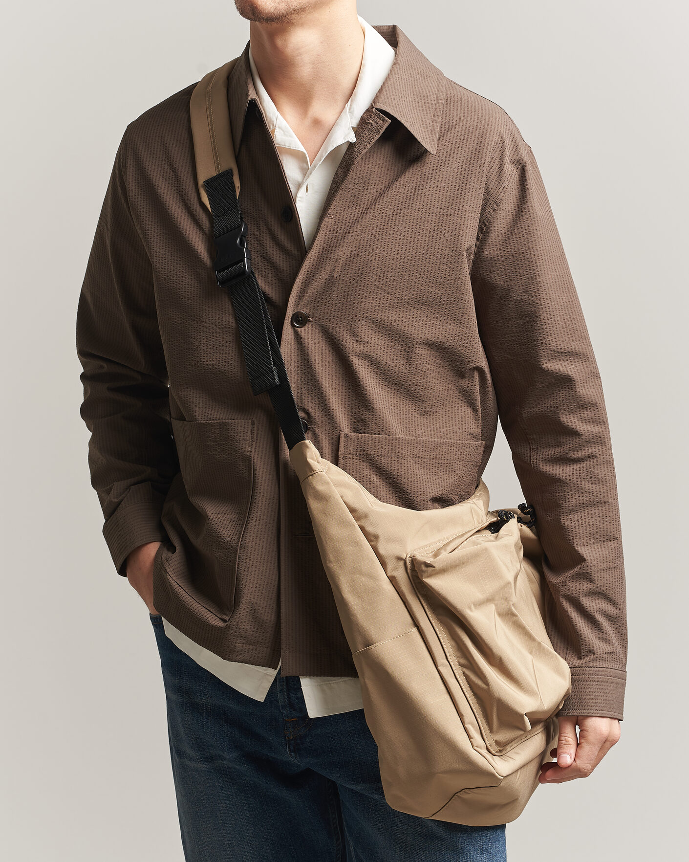 Homme | Sacs | NN07 | Nylon Ripstop Messenger Bag Desert Khaki
