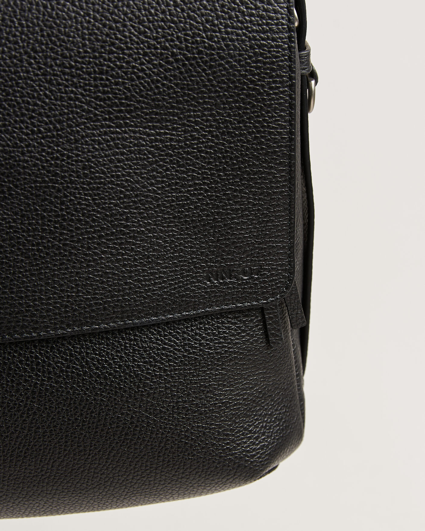 Heren | Tassen | NN07 | Port Satchel Grained Leather Briefcase Black