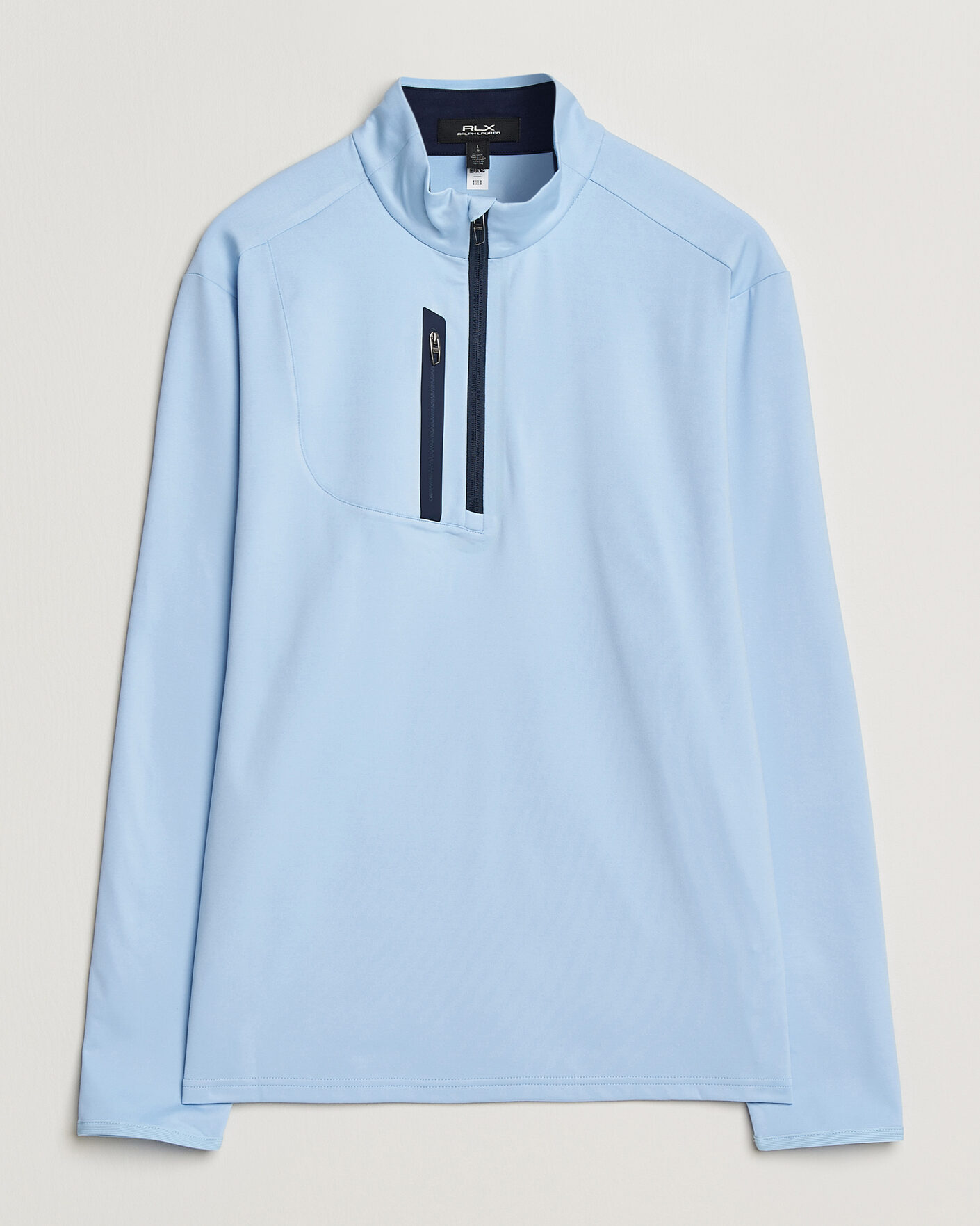 Homme | Pulls Et Tricots | RLX Ralph Lauren | Luxury Jersey Half Zip Office Blue