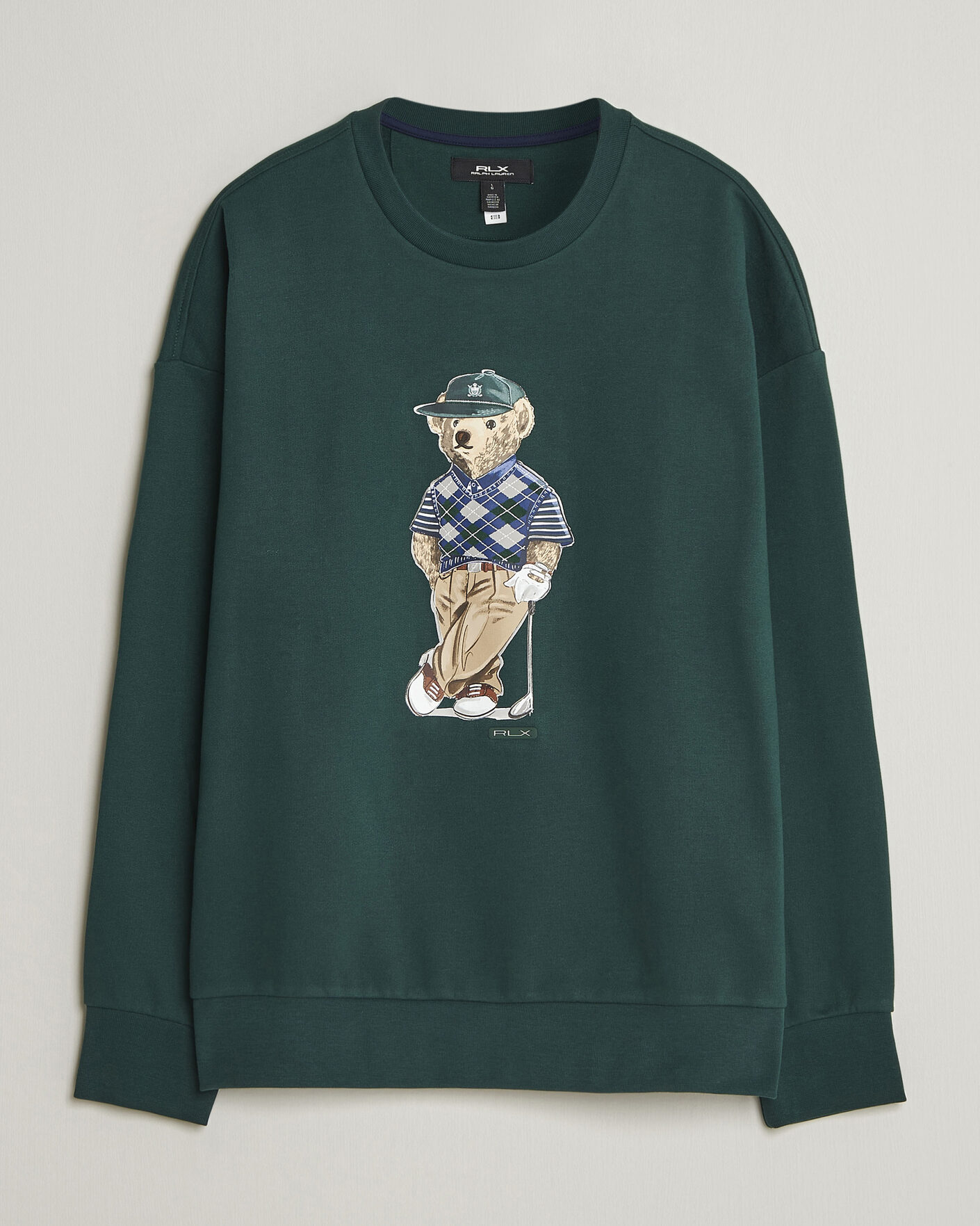 Heren | Truien | RLX Ralph Lauren | Loopback Terry Bear Sweatshirt Moss Agate