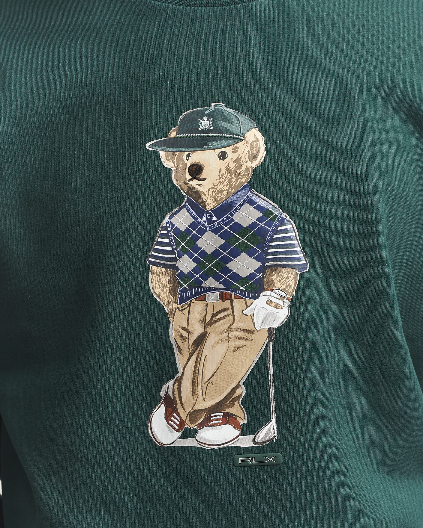 Heren | Truien | RLX Ralph Lauren | Loopback Terry Bear Sweatshirt Moss Agate