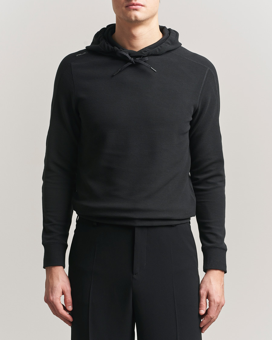 Heren | Truien | RLX Ralph Lauren | Tech Waffle Hoodie Polo Black