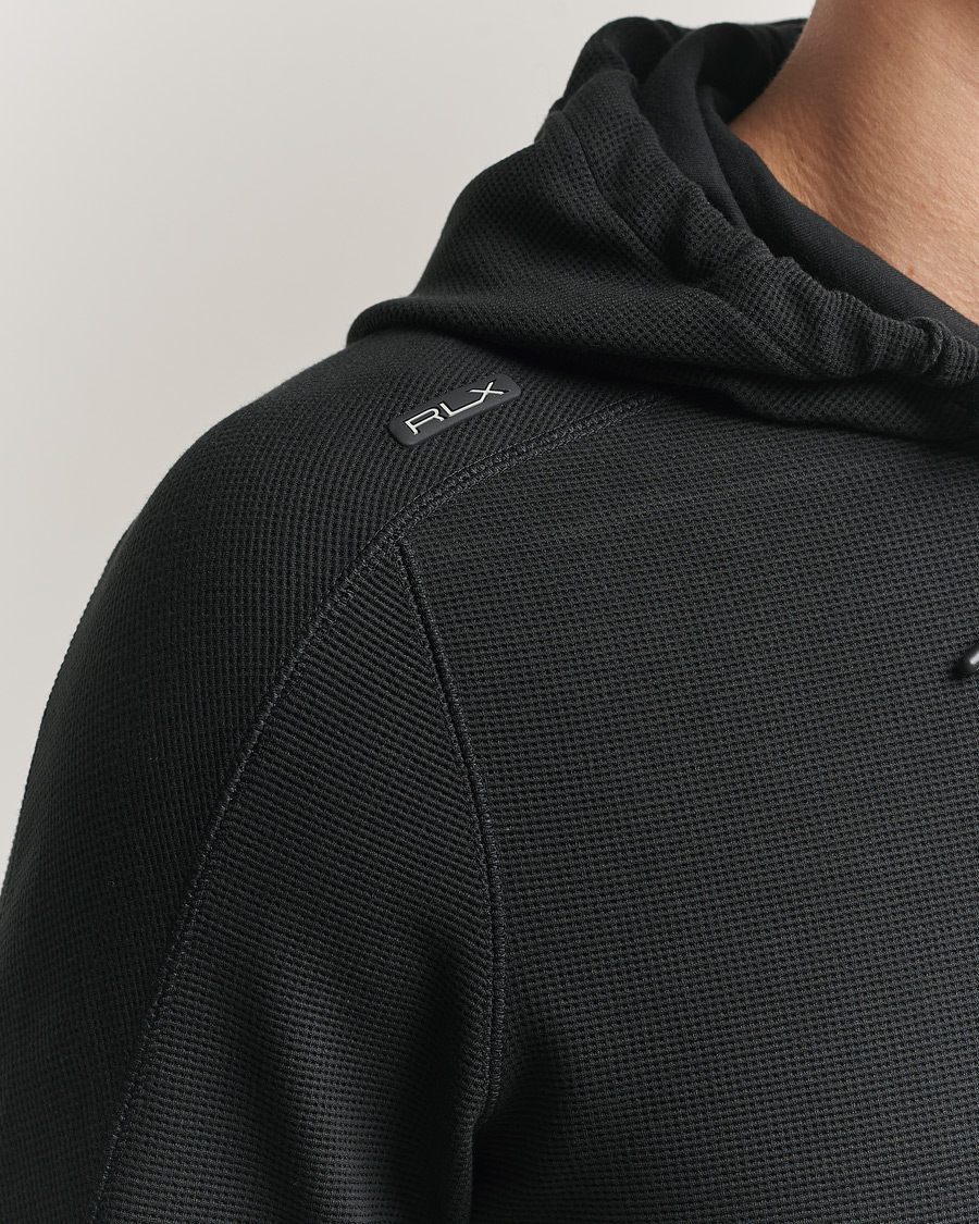 Heren | Truien | RLX Ralph Lauren | Tech Waffle Hoodie Polo Black