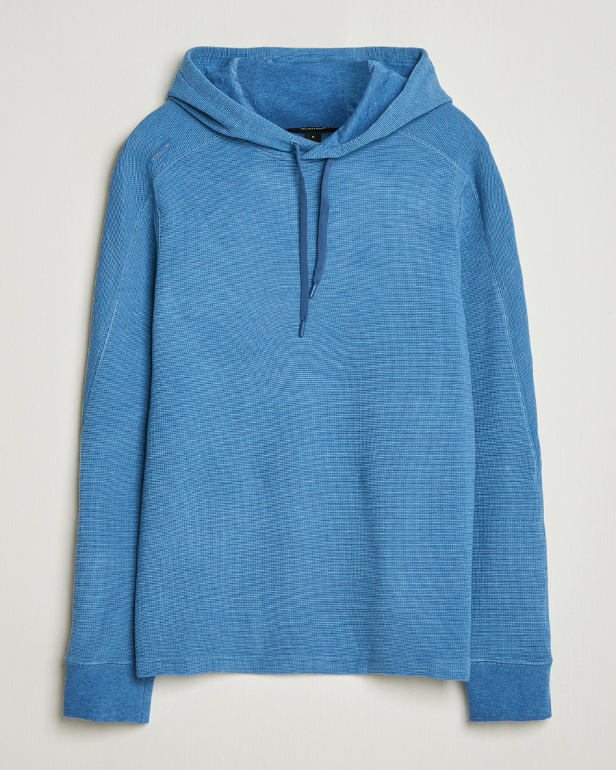 Homme | Pulls Et Tricots | RLX Ralph Lauren | Tech Waffle Hoodie Fog Blue Heather