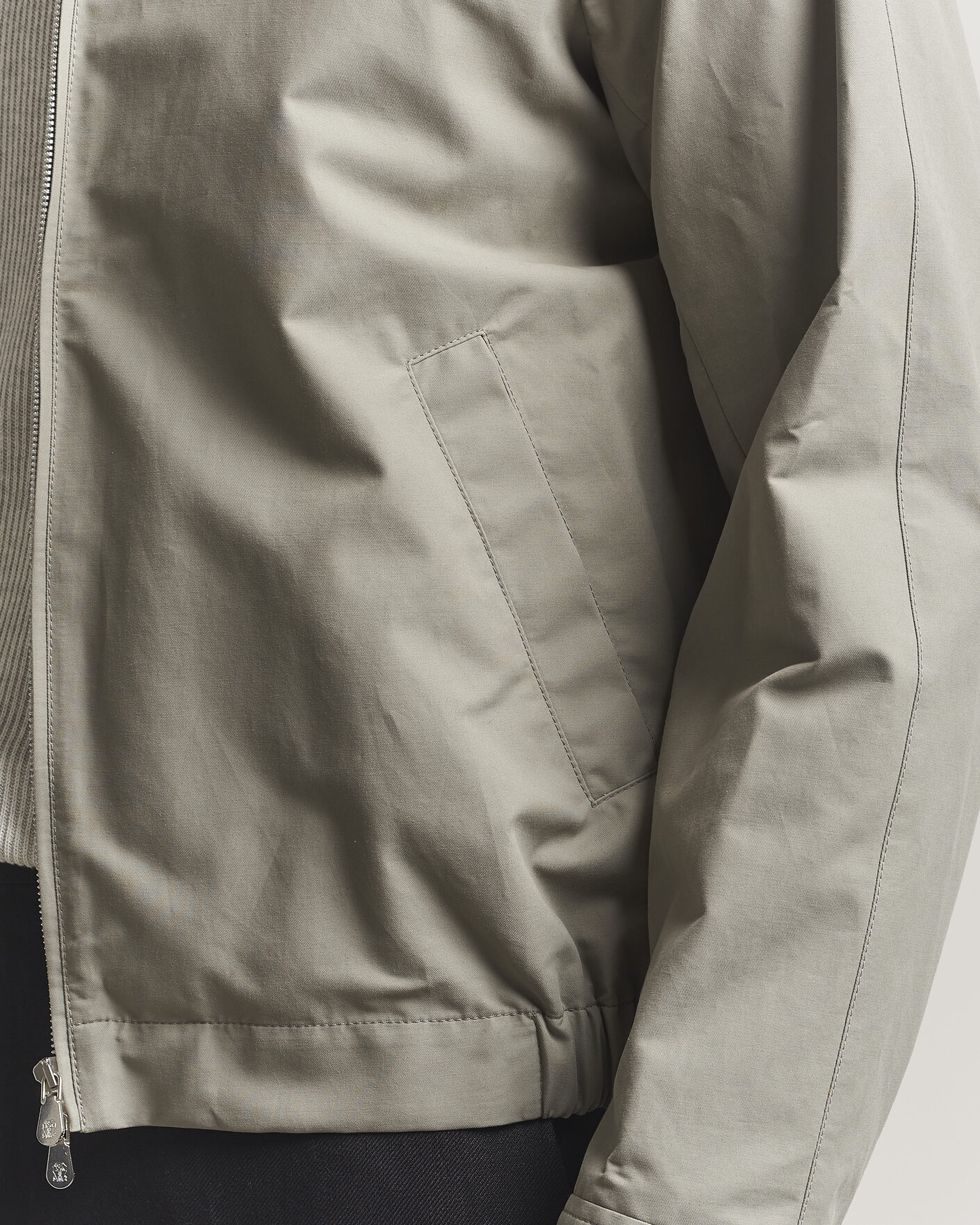 Homme | Manteaux Et Vestes | Brunello Cucinelli | Raglan Harrington Jacket Olive