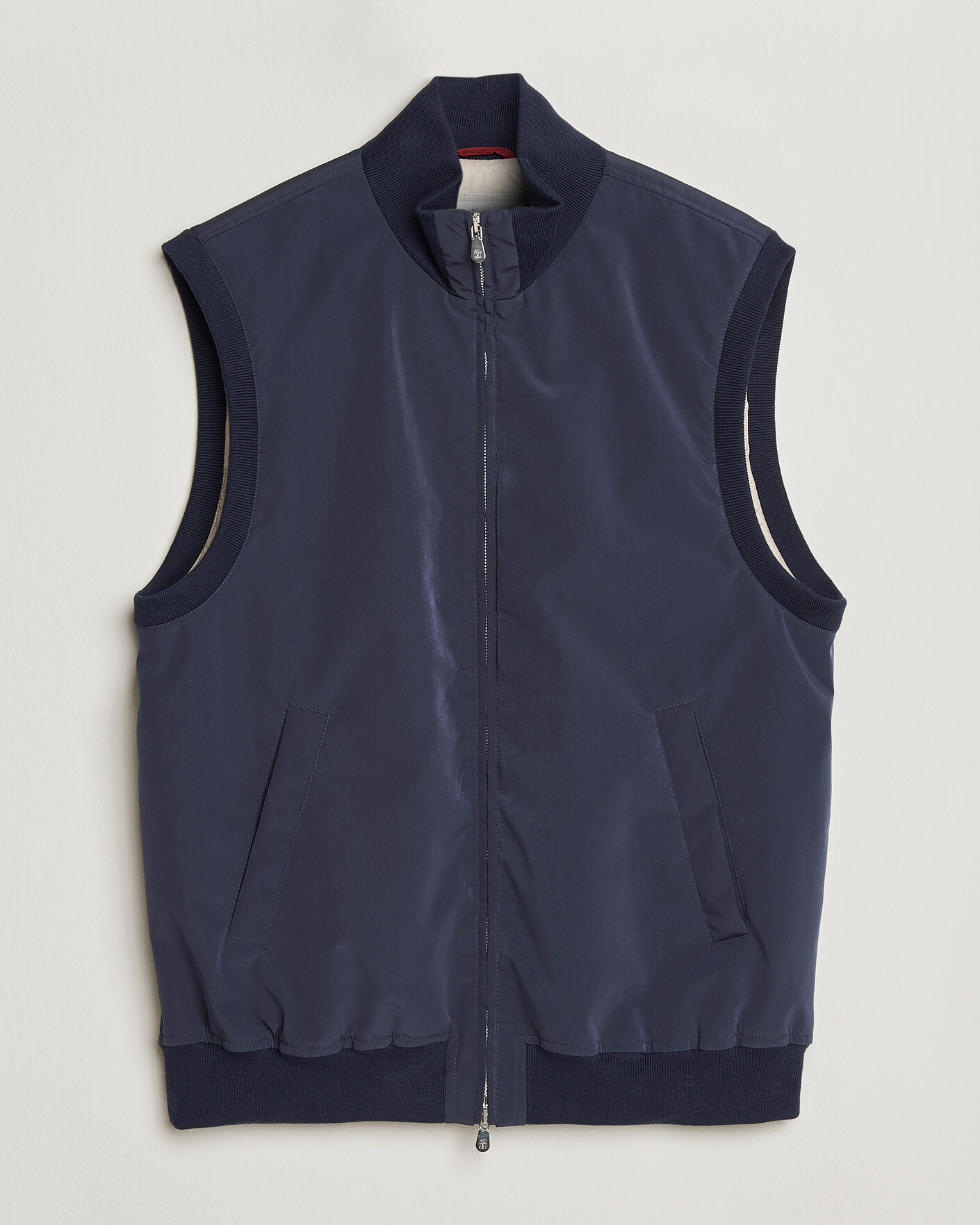 Heren | Gilets | Brunello Cucinelli | Nylon Padded Gilet Navy