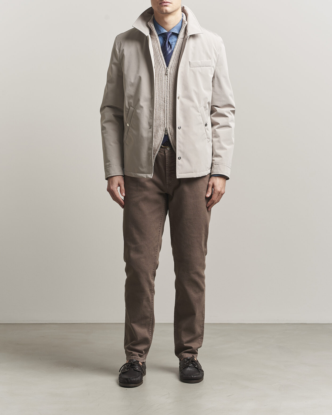 Homme | Manteaux Et Vestes | Brunello Cucinelli | Nylon Padded Jacket Beige