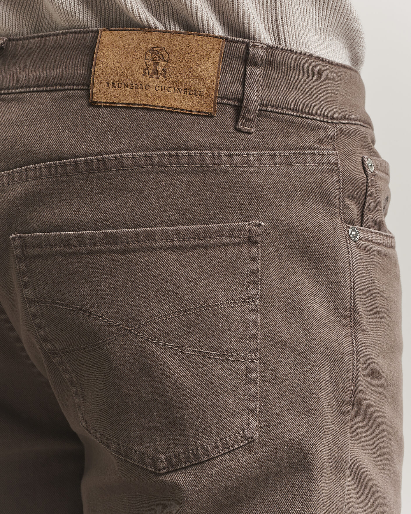 Homme | Pantalons | Brunello Cucinelli | Traditional Fit Bull Denim Pants Dark Brown